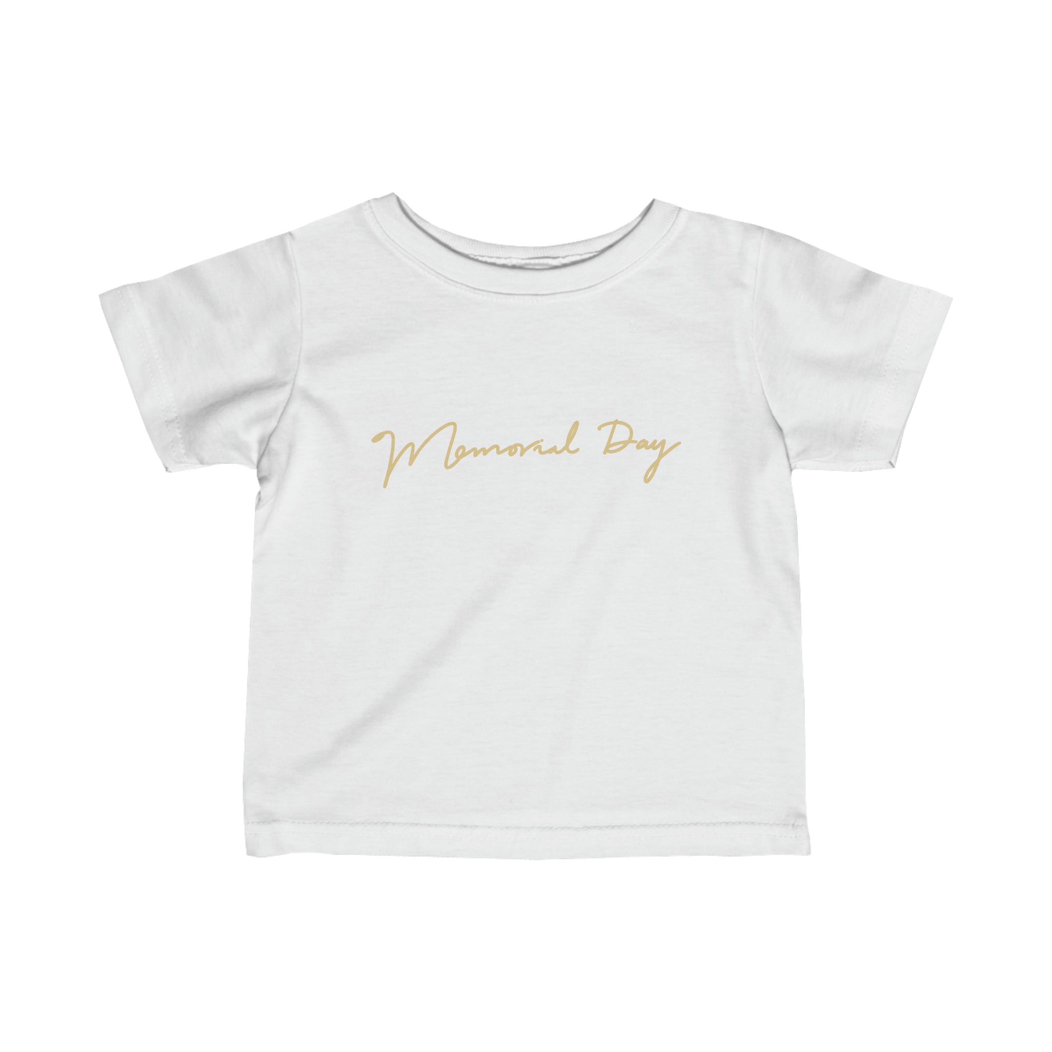 Memorial Day Infant Fine Jersey Tee