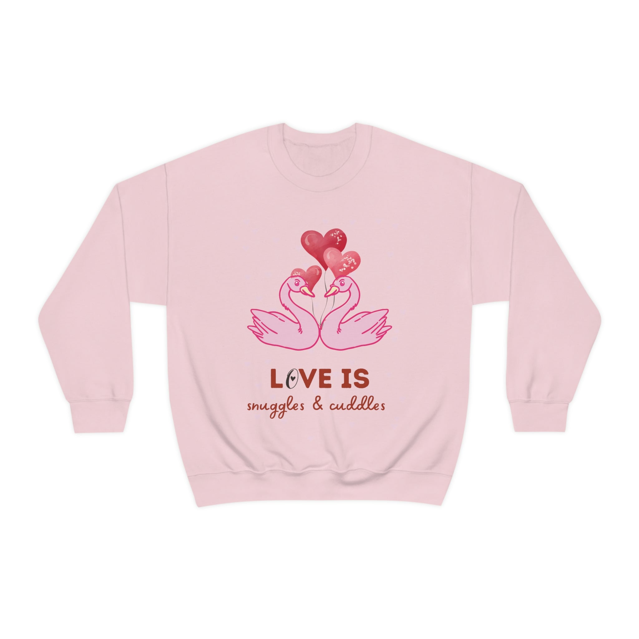 Love Is Snuggles & Cuddles Unisex Heavy Blend™ Crewneck Sweatshirt