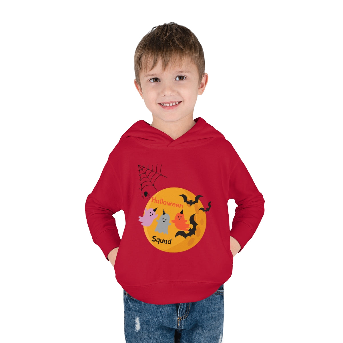 Halloween Squad Toddler Pullover Fleece Hoodie