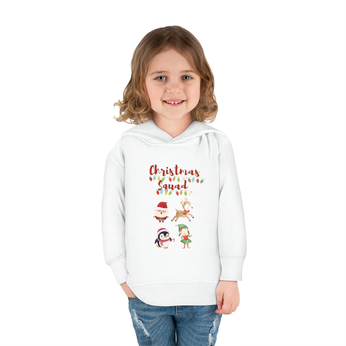 Christmas Squad Toddler Pullover Fleece Hoodie