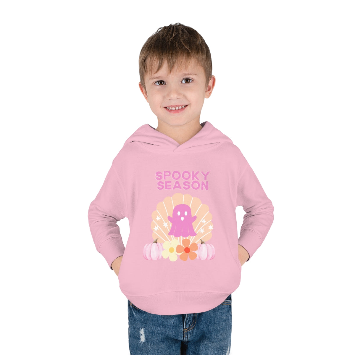 Spooky Season Toddler Pullover Fleece Hoodie