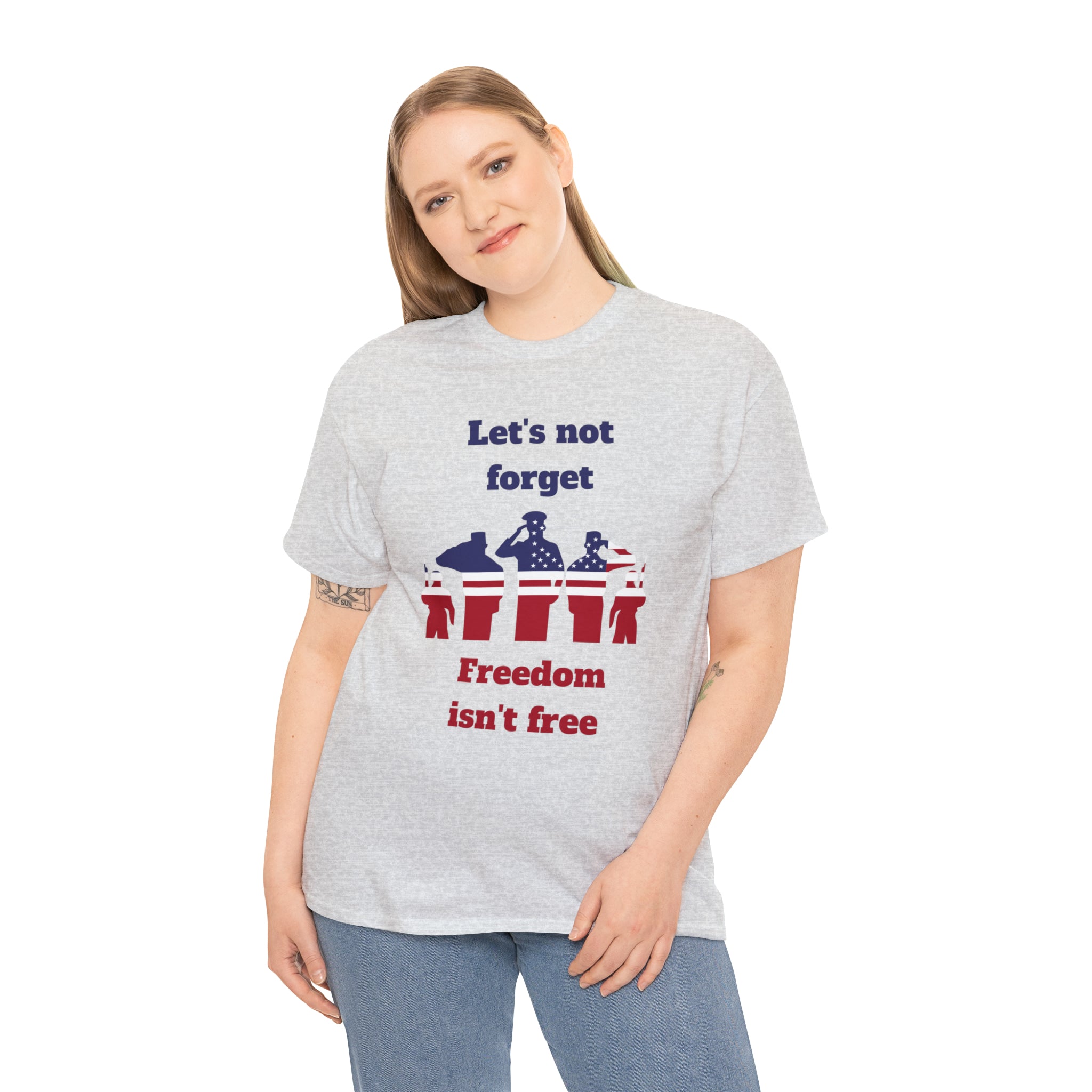 Memorial Day Freedom Is Not Free Unisex Heavy Cotton Tee