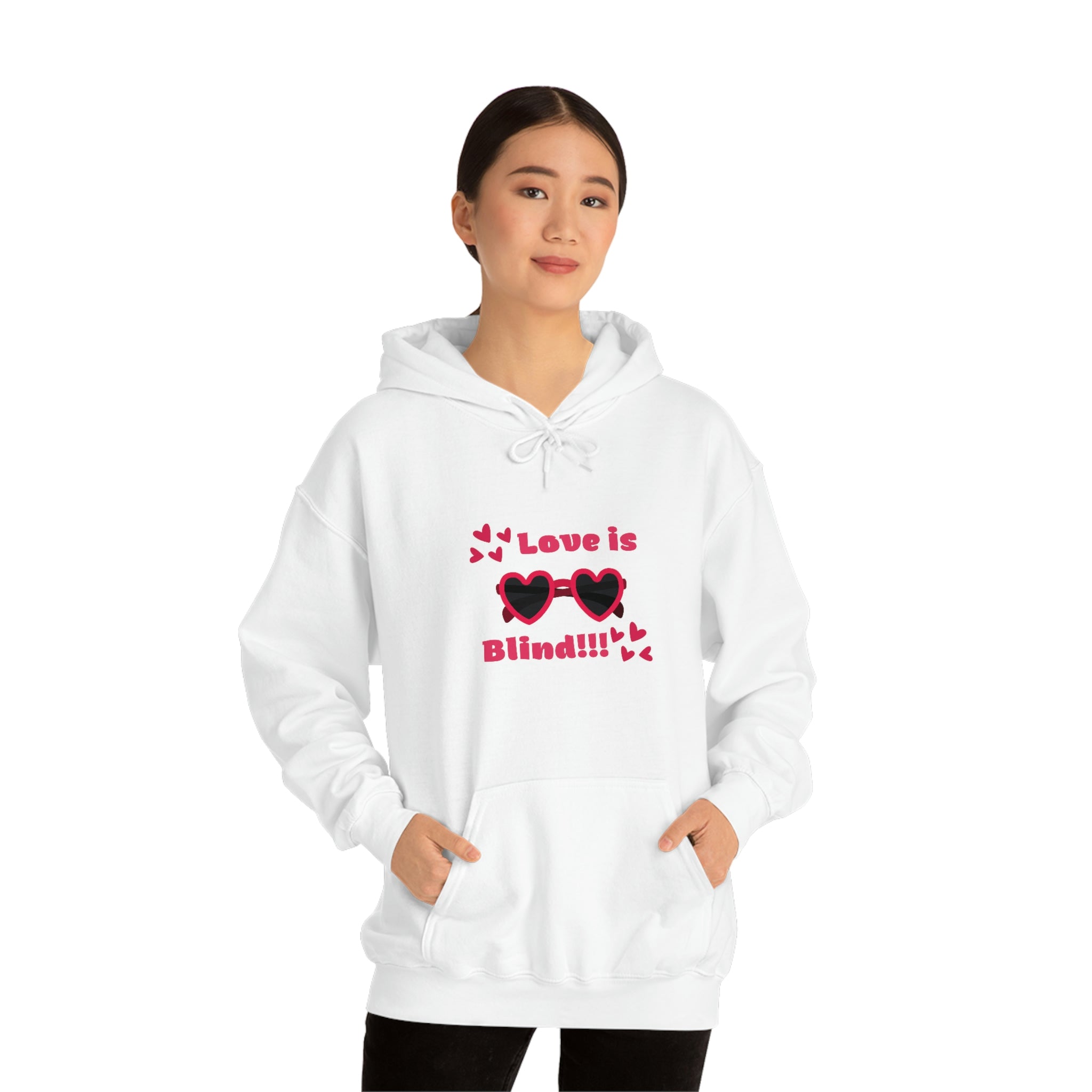 Love Is Blind!!! Unisex Heavy Blend™ Hooded Sweatshirt