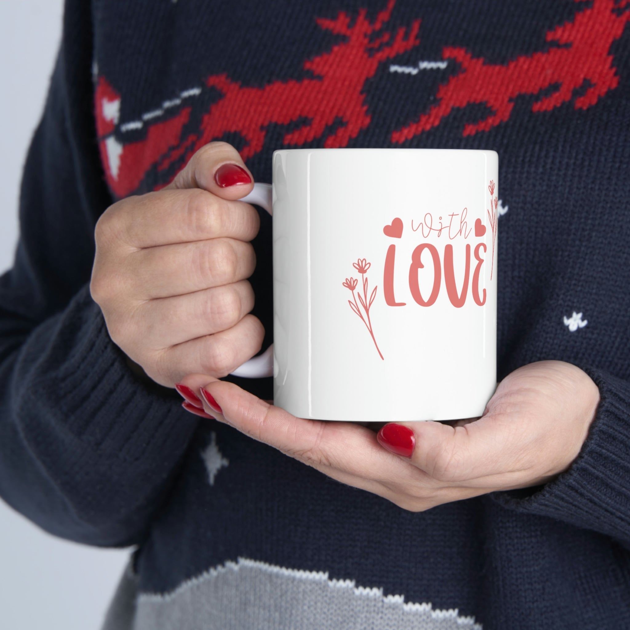 With Love Ceramic Mug 11oz