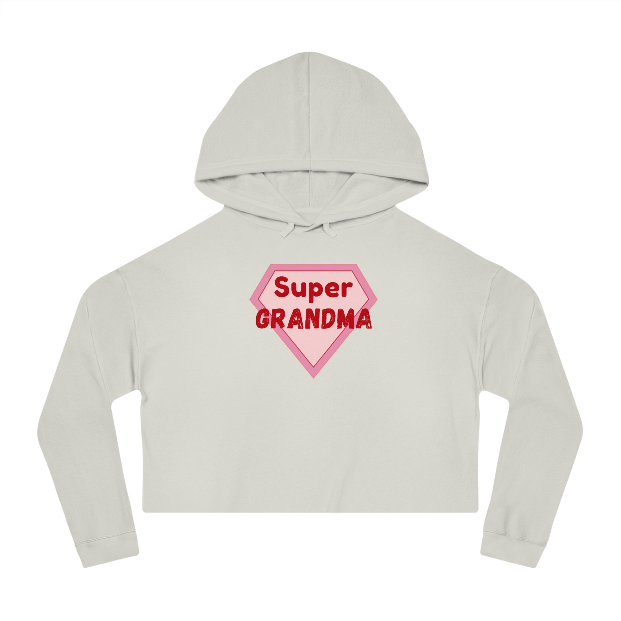 Super Grandma Women’s Cropped Hooded Sweatshirt