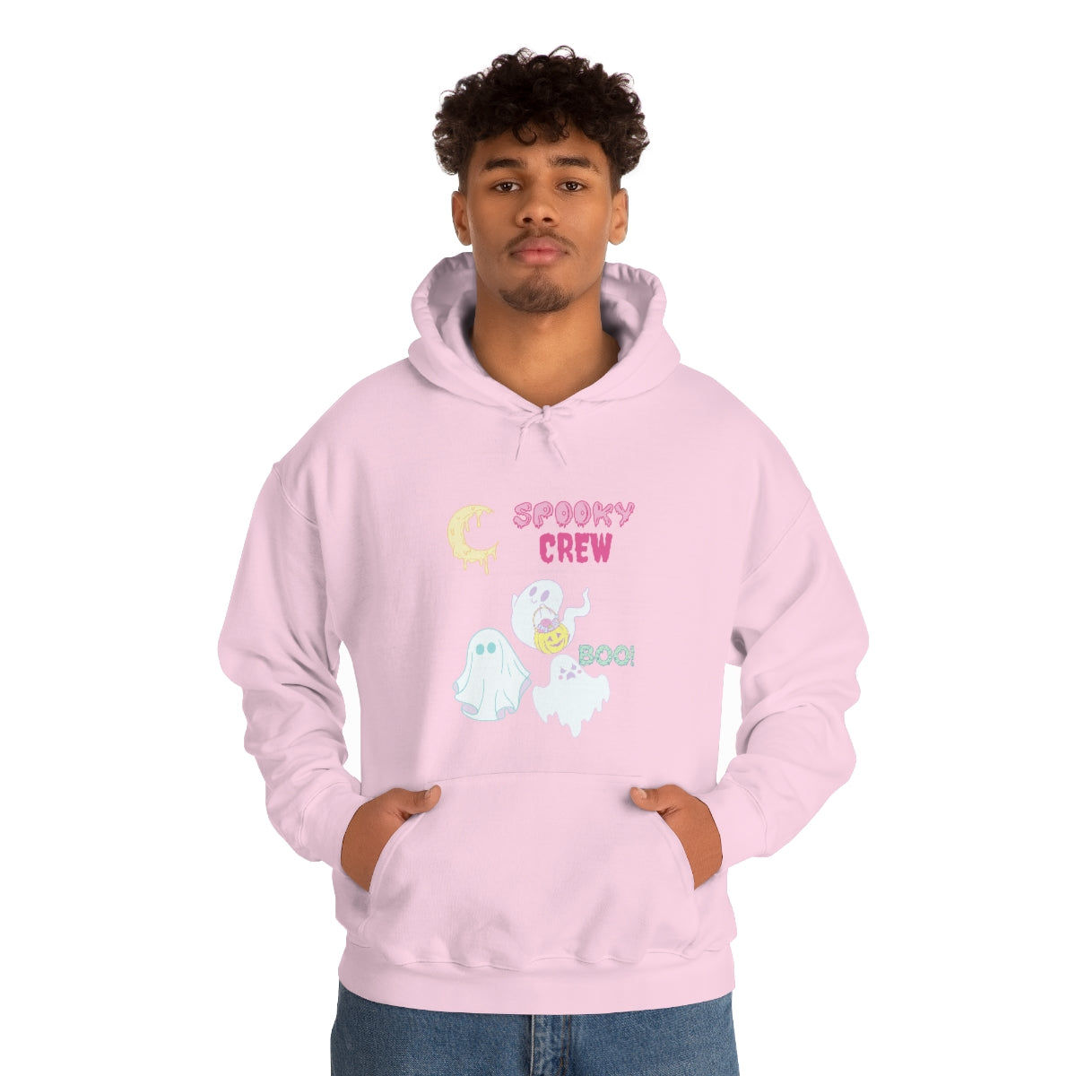 Spooky Crew BOO Unisex Heavy Blend™ Hooded Sweatshirt