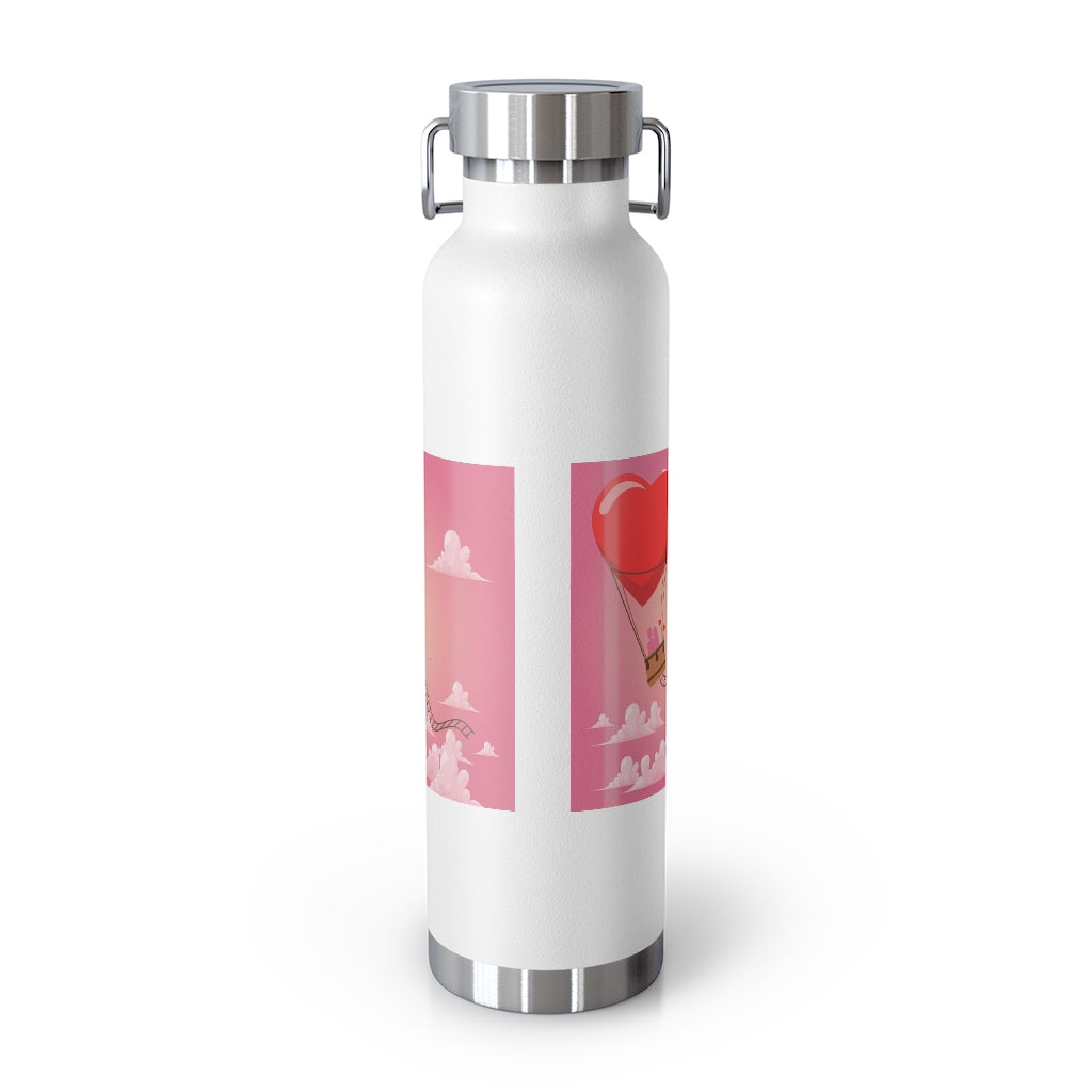 Happy Valentines Day 22oz Vacuum Insulated Bottle