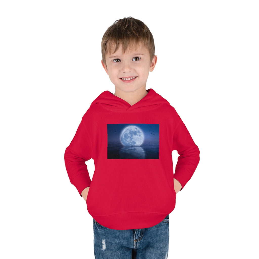 Mystical Moon Toddler Pullover Fleece Hoodie