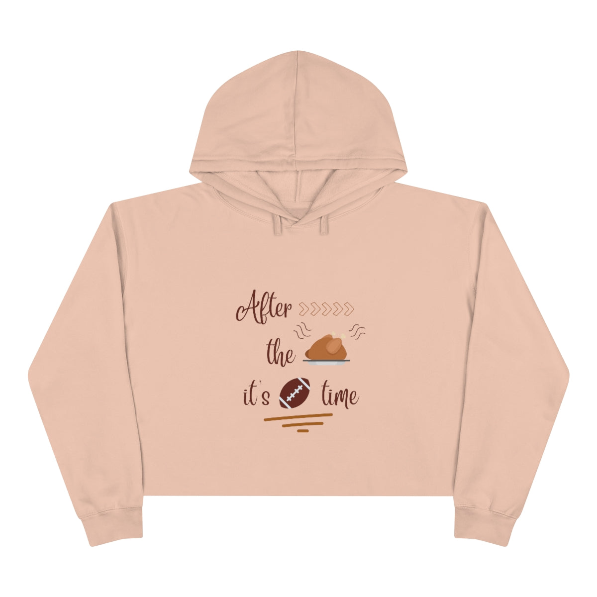 It's Game Time Crop Hoodie