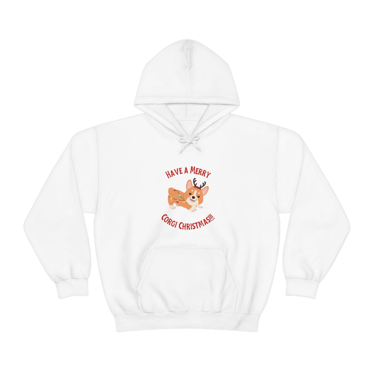 Have A Merry Corgi Christmas Unisex Heavy Blend™ Hooded Sweatshirt