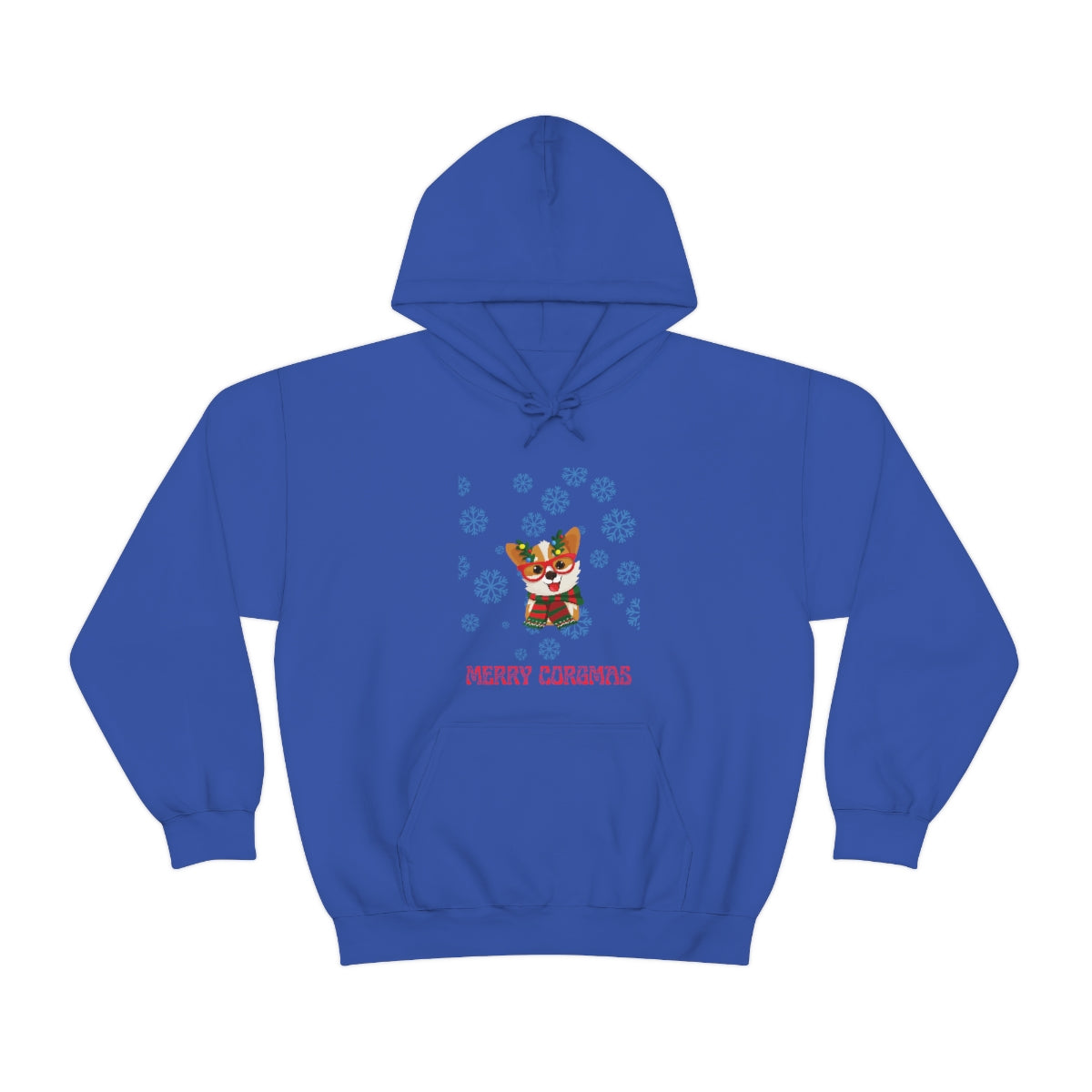 Merry Corgmas Unisex Heavy Blend™ Hooded Sweatshirt