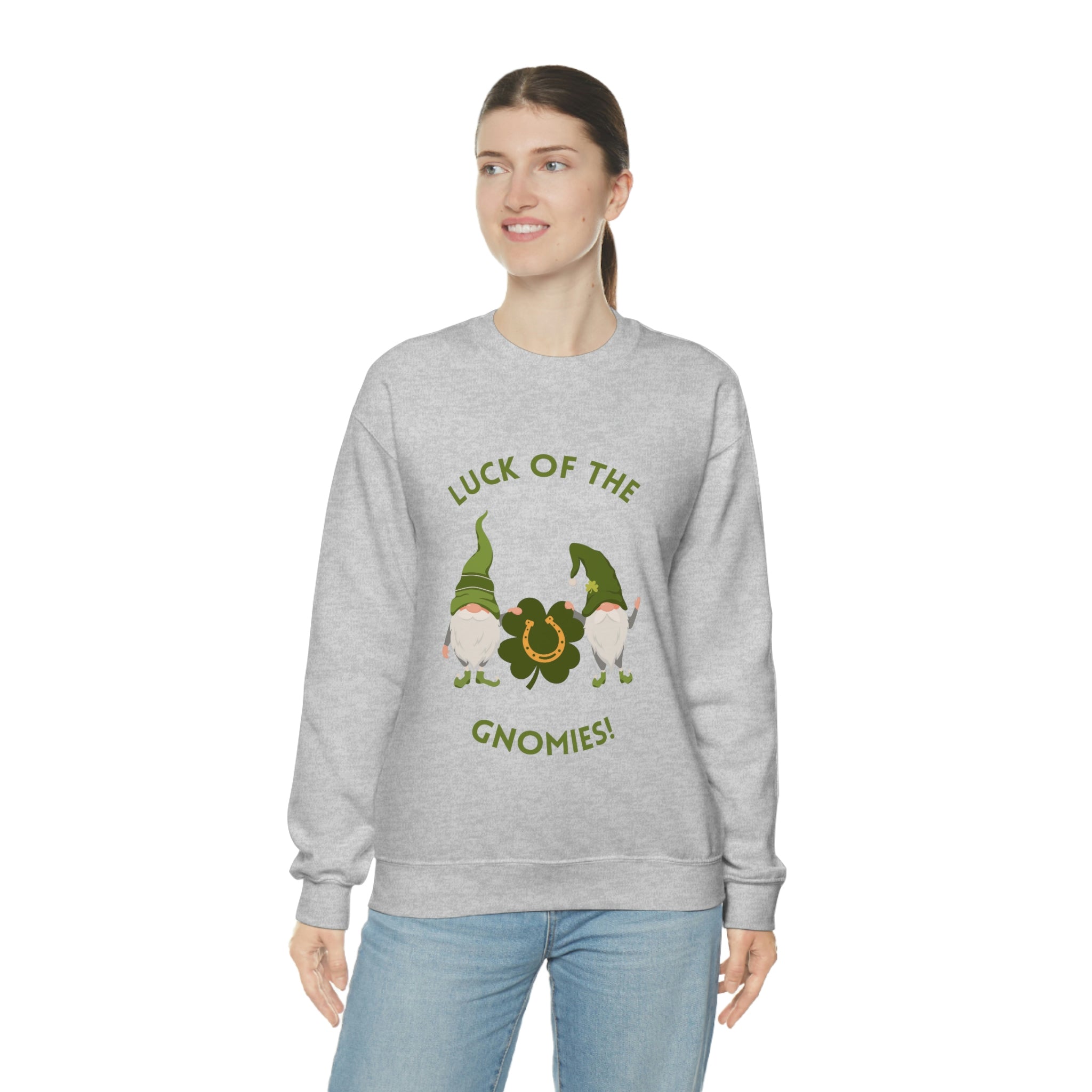 The Luck Of The Gnomies! Unisex Heavy Blend™ Crewneck Sweatshirt