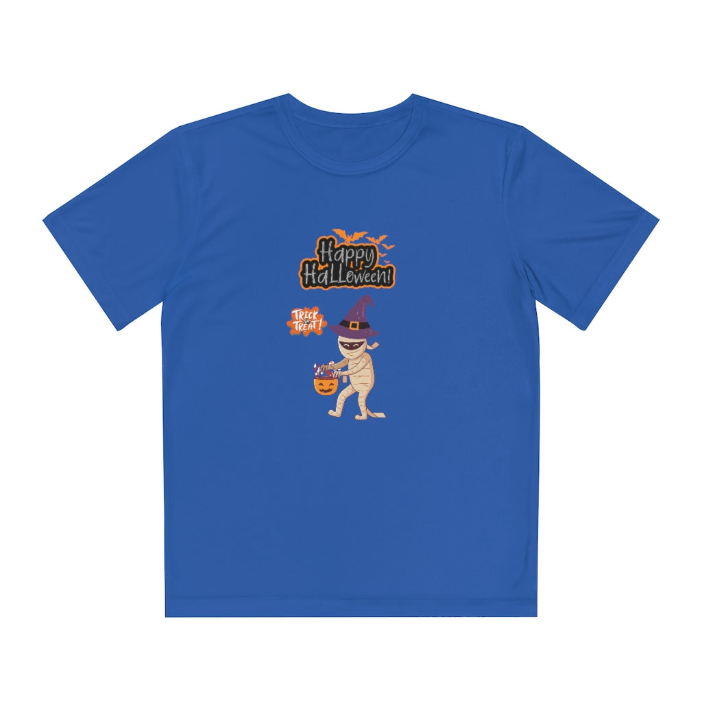Happy Halloween Mummy Youth Competitor Tee