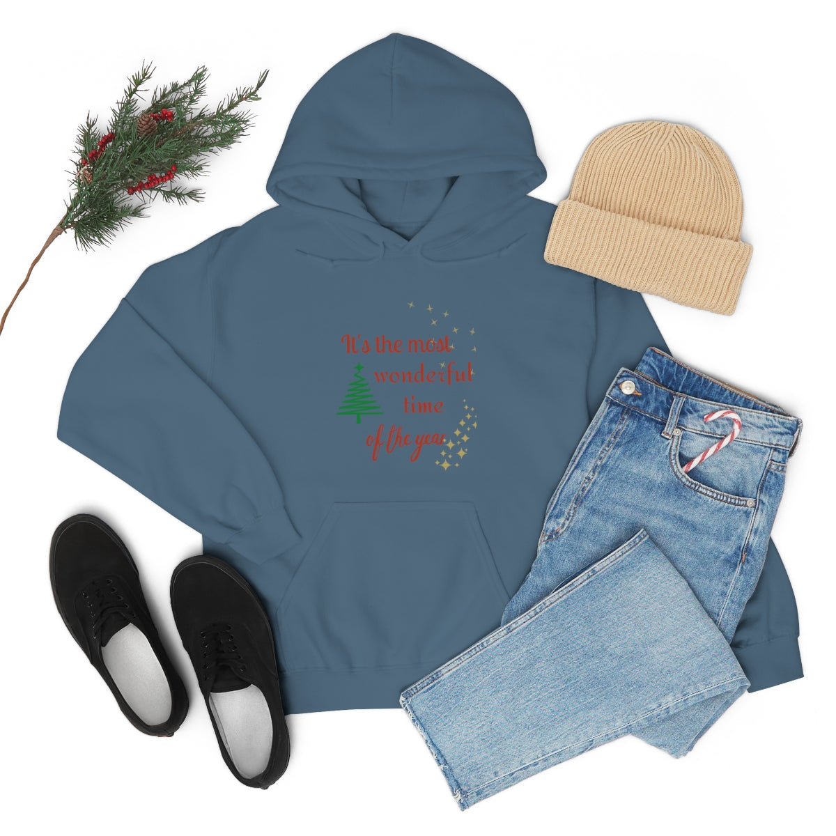 It's The Most Wonderful Time Of The Year Unisex Heavy Blend™ Hooded Sweatshirt