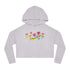 Spring Flowers Women’s Cropped Hooded Sweatshirt