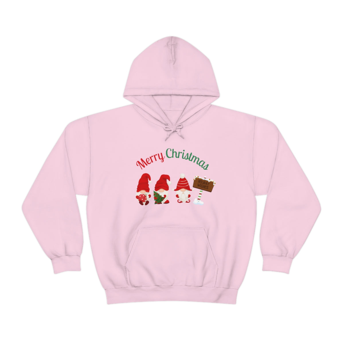 Cute Gnome Merry Christmas Unisex Heavy Blend™ Hooded Sweatshirt