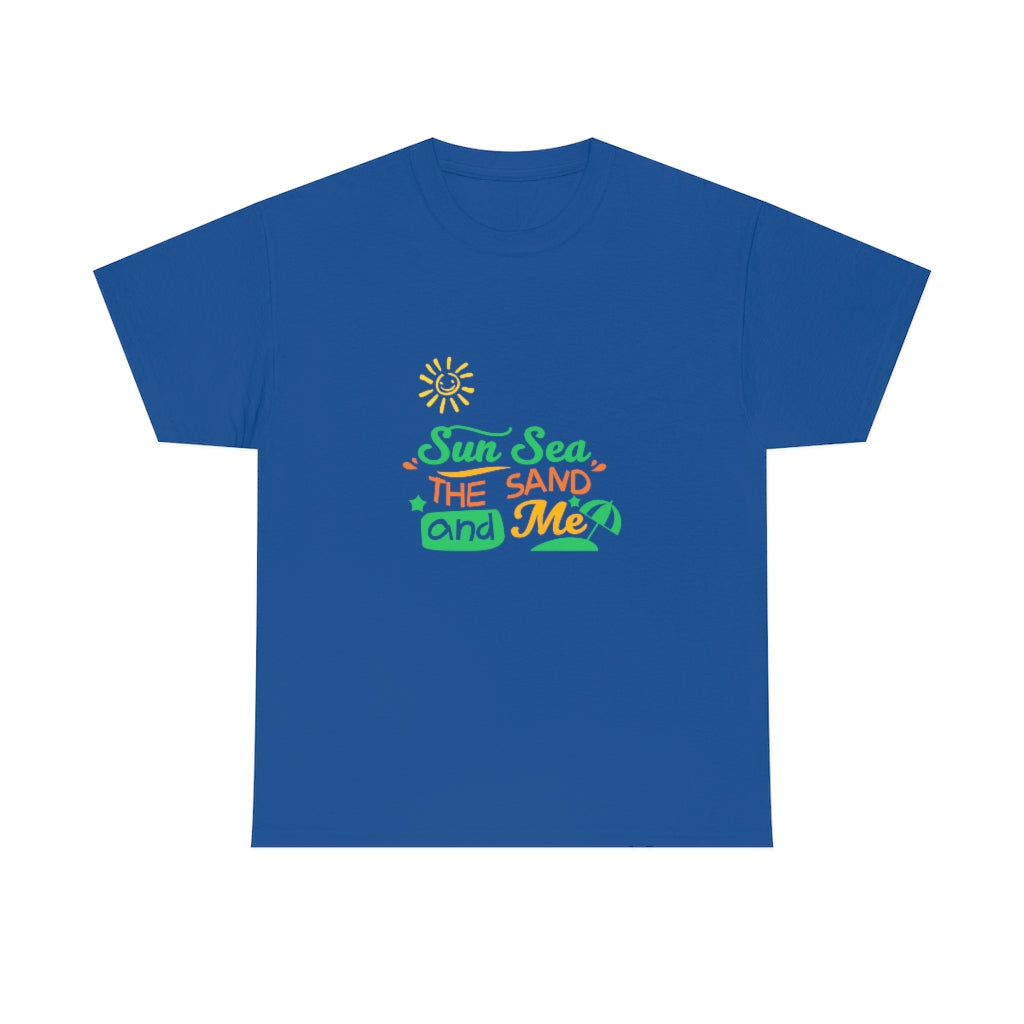 Sun Sea The Sand and Me Unisex Heavy Cotton Tee