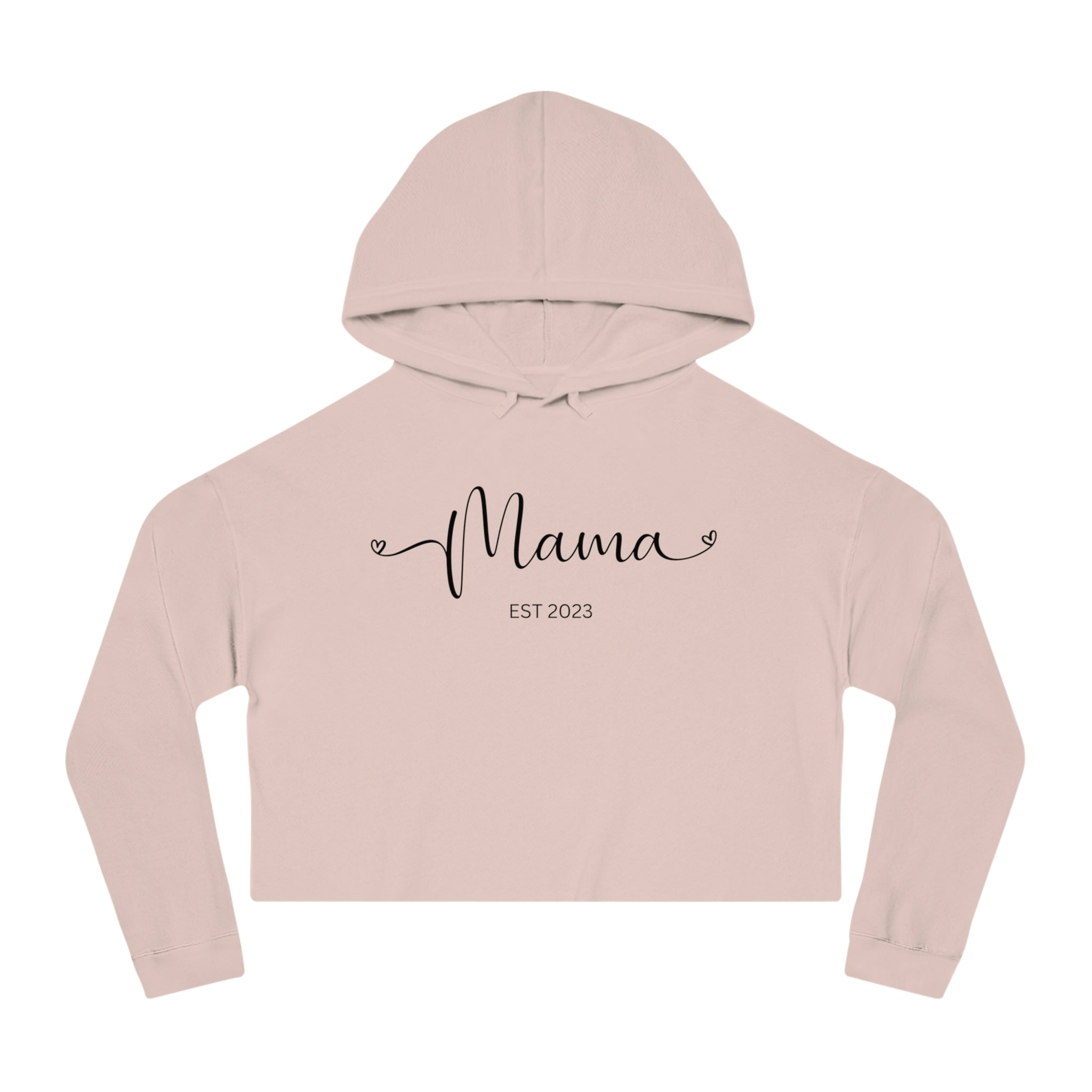 Happy Mama Day Women’s Cropped Hooded Sweatshirt