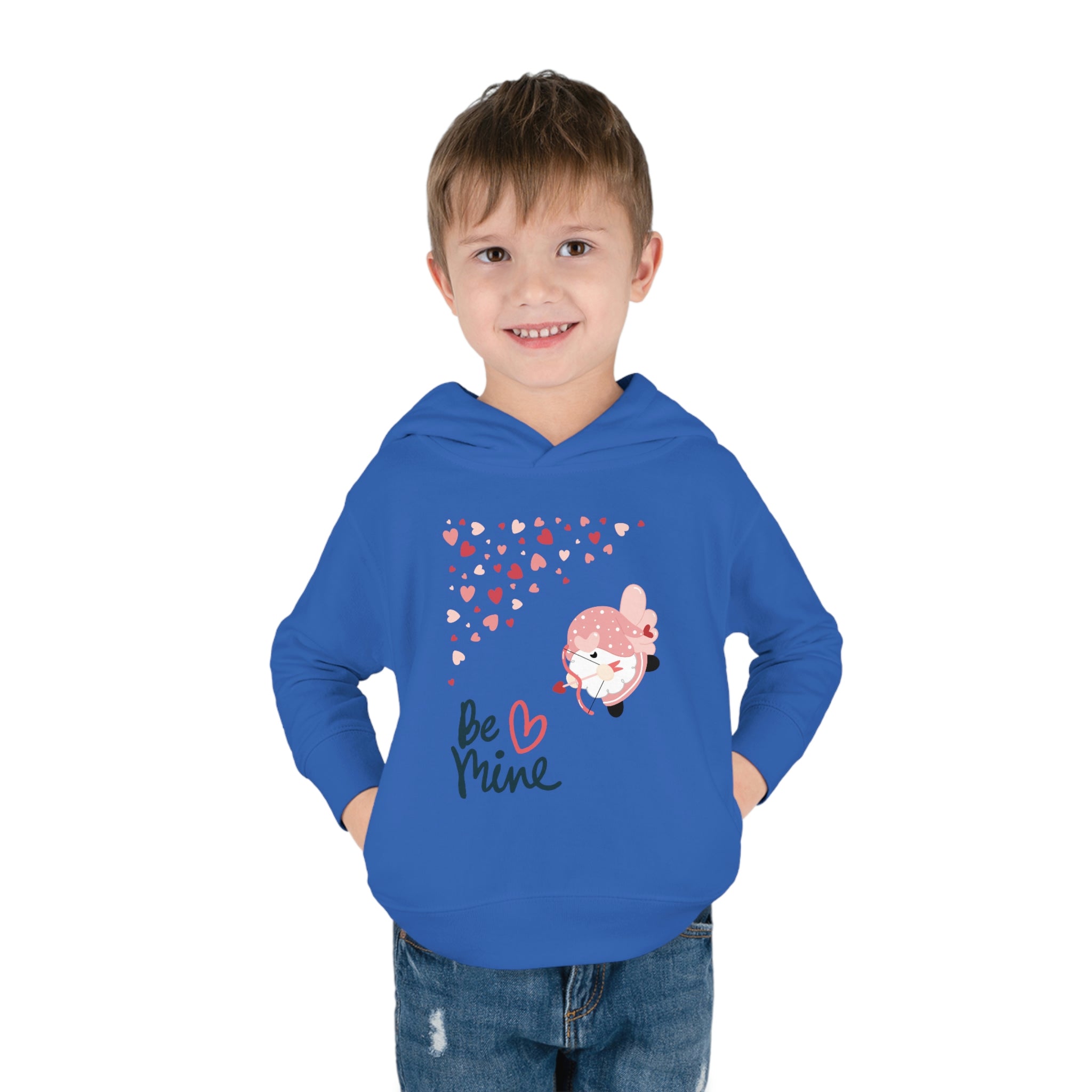 Be Mine Gnome!! Toddler Pullover Fleece Hoodie