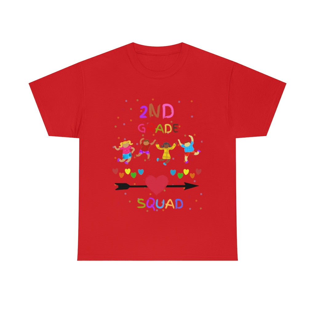 2nd Grade Squad Unisex Heavy Cotton Tee