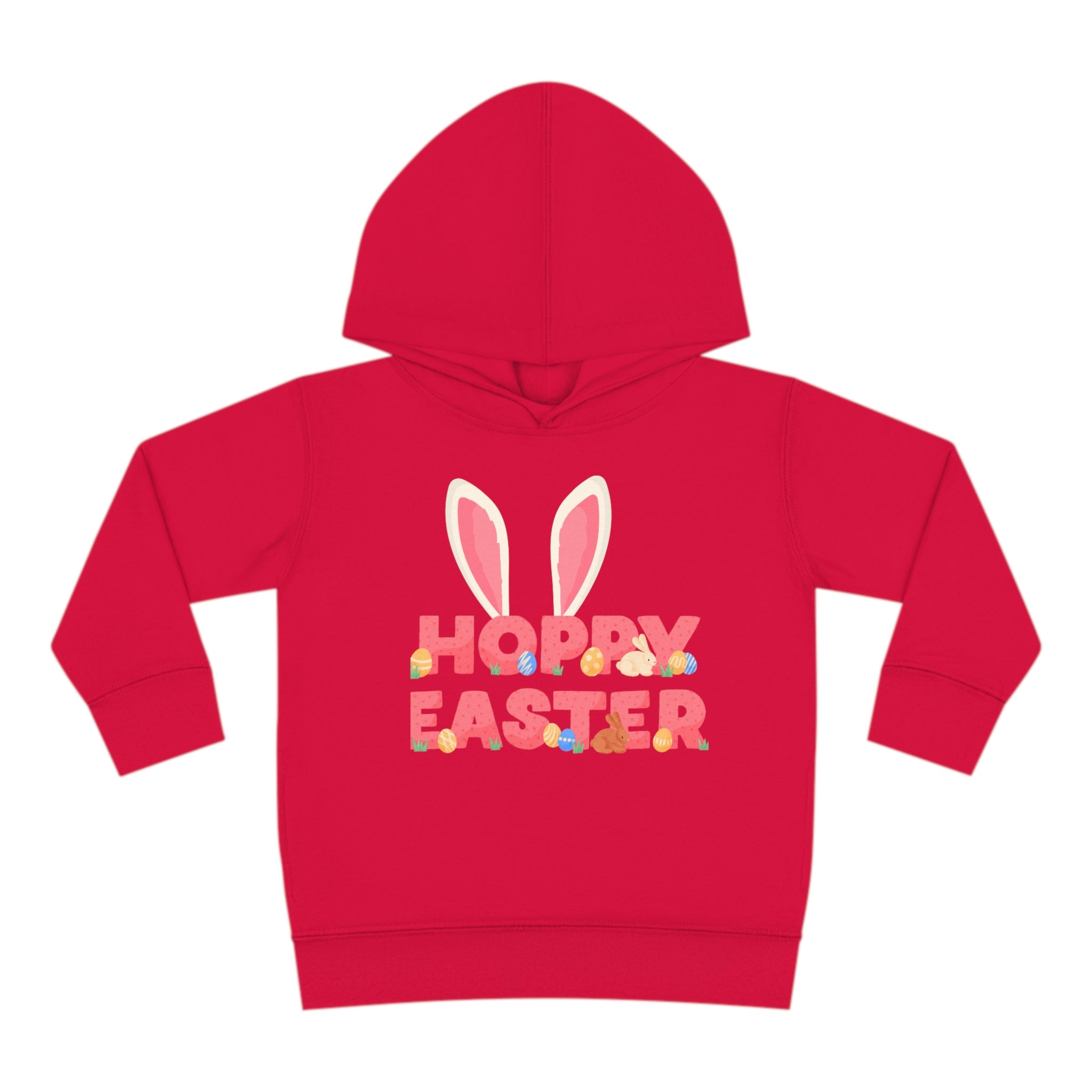 The Hoppy Easter Toddler Pullover Fleece Hoodie