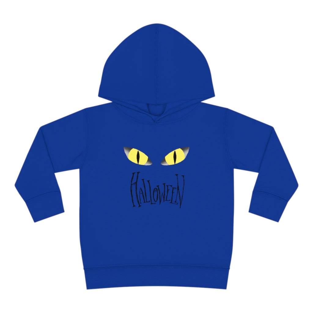 Halloween Cat's Eye Toddler Pullover Fleece Hoodie