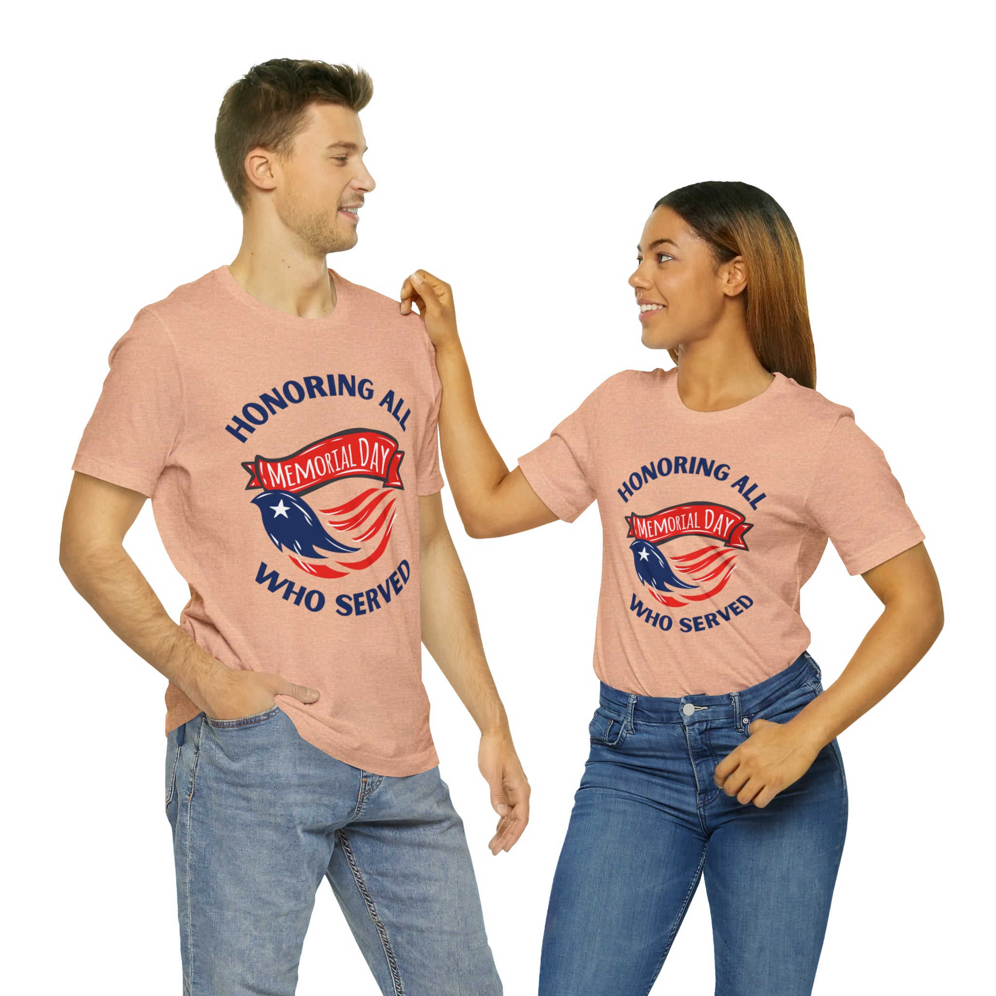 Memorial Day Honoring All Who Served Unisex Jersey Short Sleeve Tee