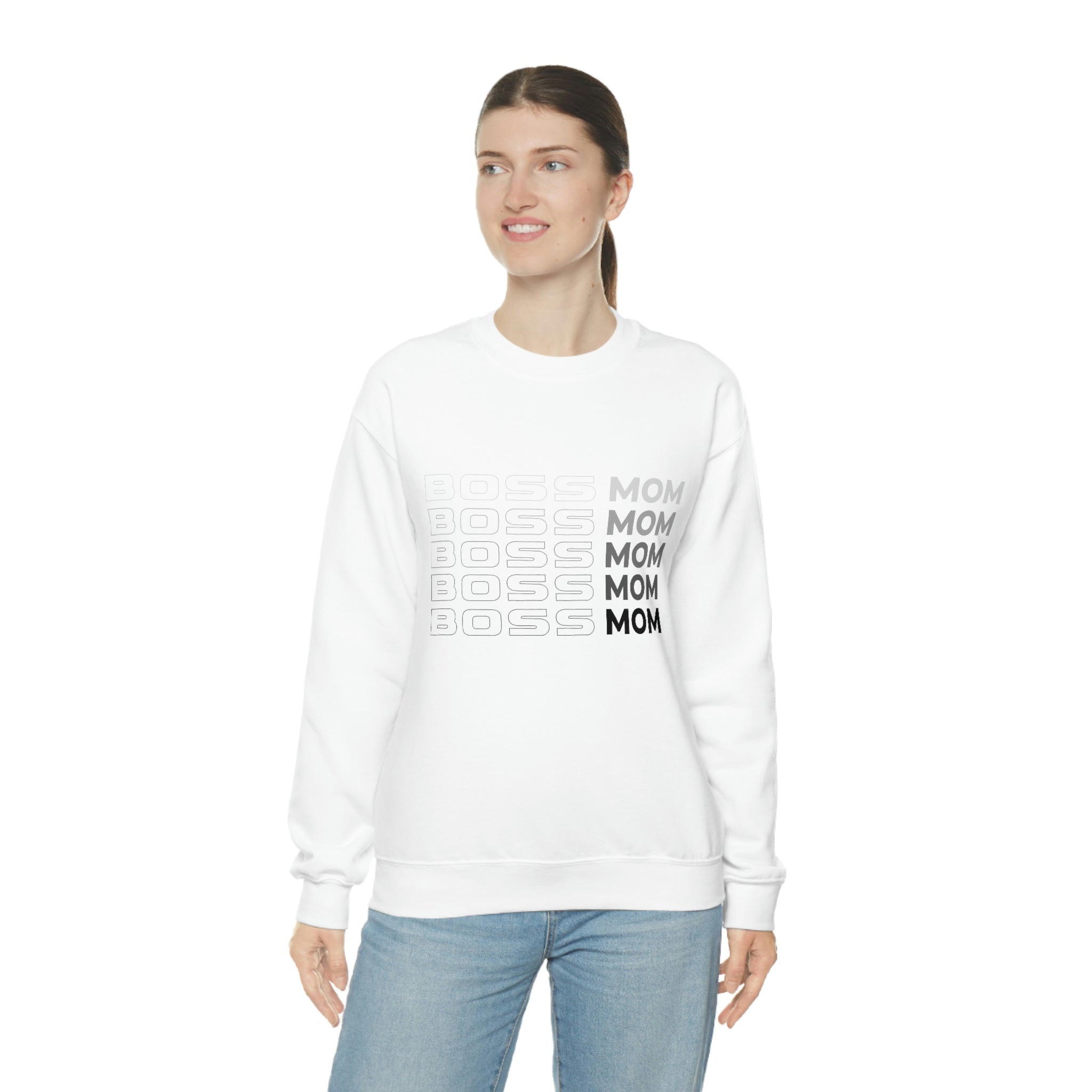 Boss Mom Unisex Heavy Blend™ Crewneck Sweatshirt