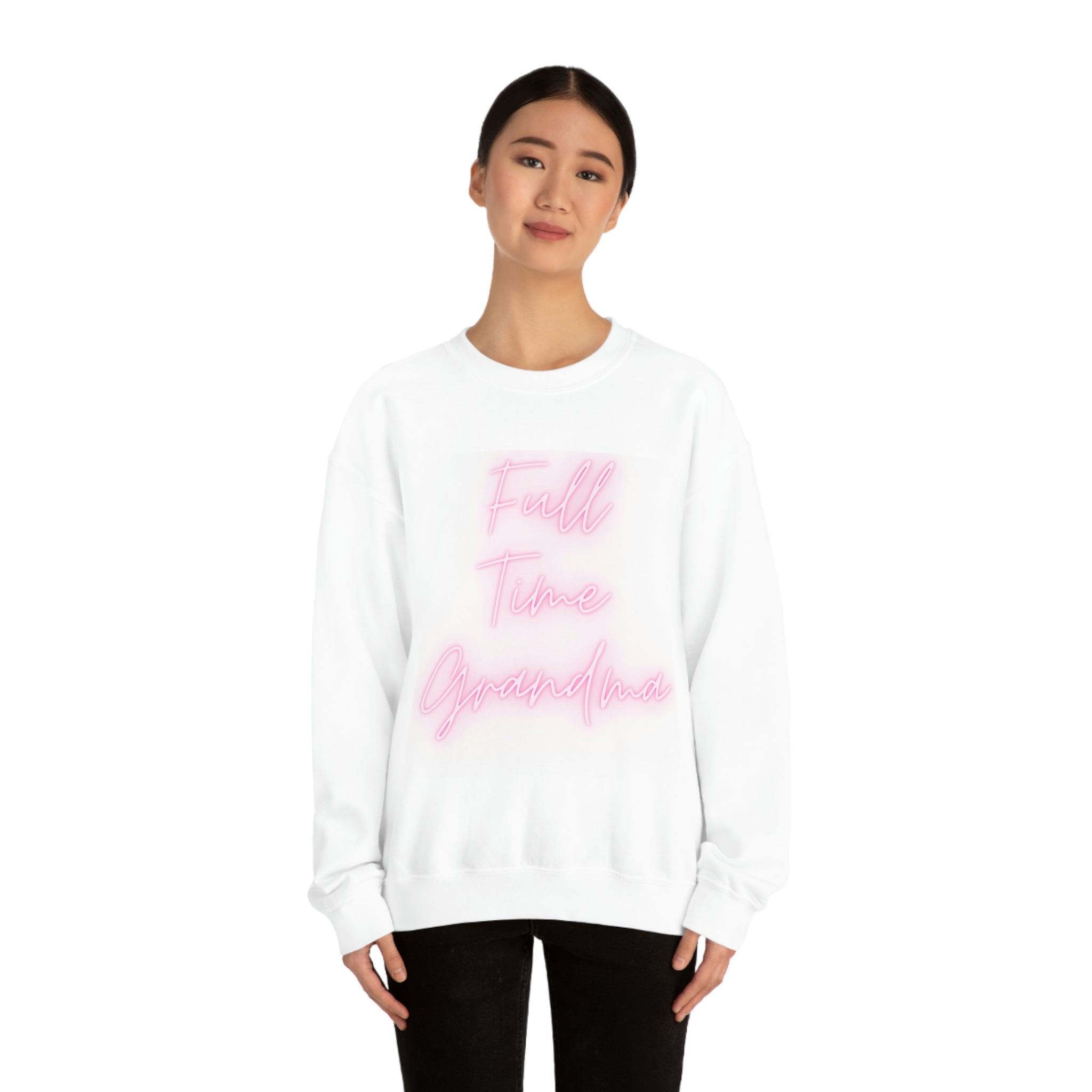 Full Time Grandma Unisex Heavy Blend™ Crewneck Sweatshirt