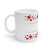 Little Hearts White Ceramic Mug, 11oz and 15oz