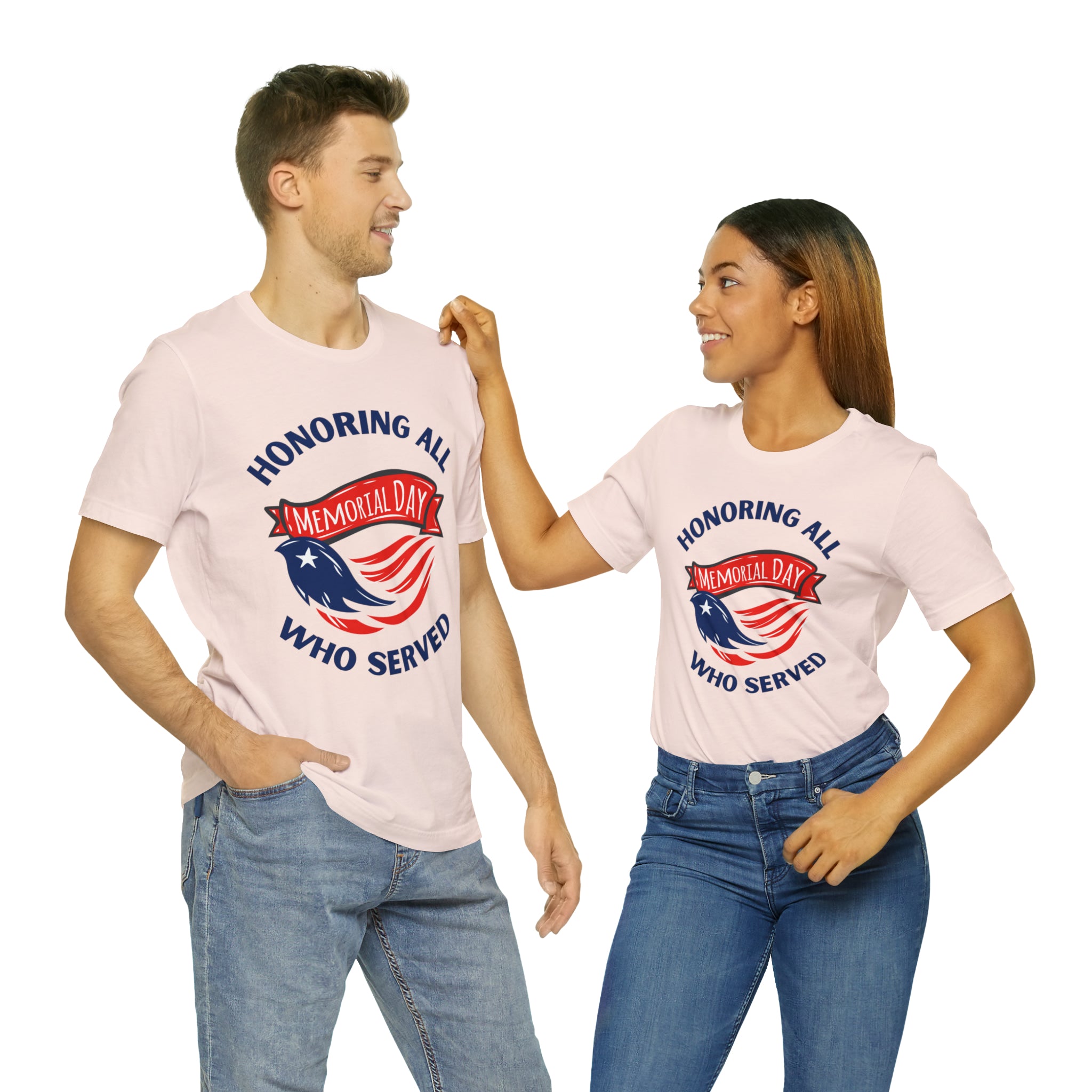 Memorial Day Honoring All Who Served Unisex Jersey Short Sleeve Tee