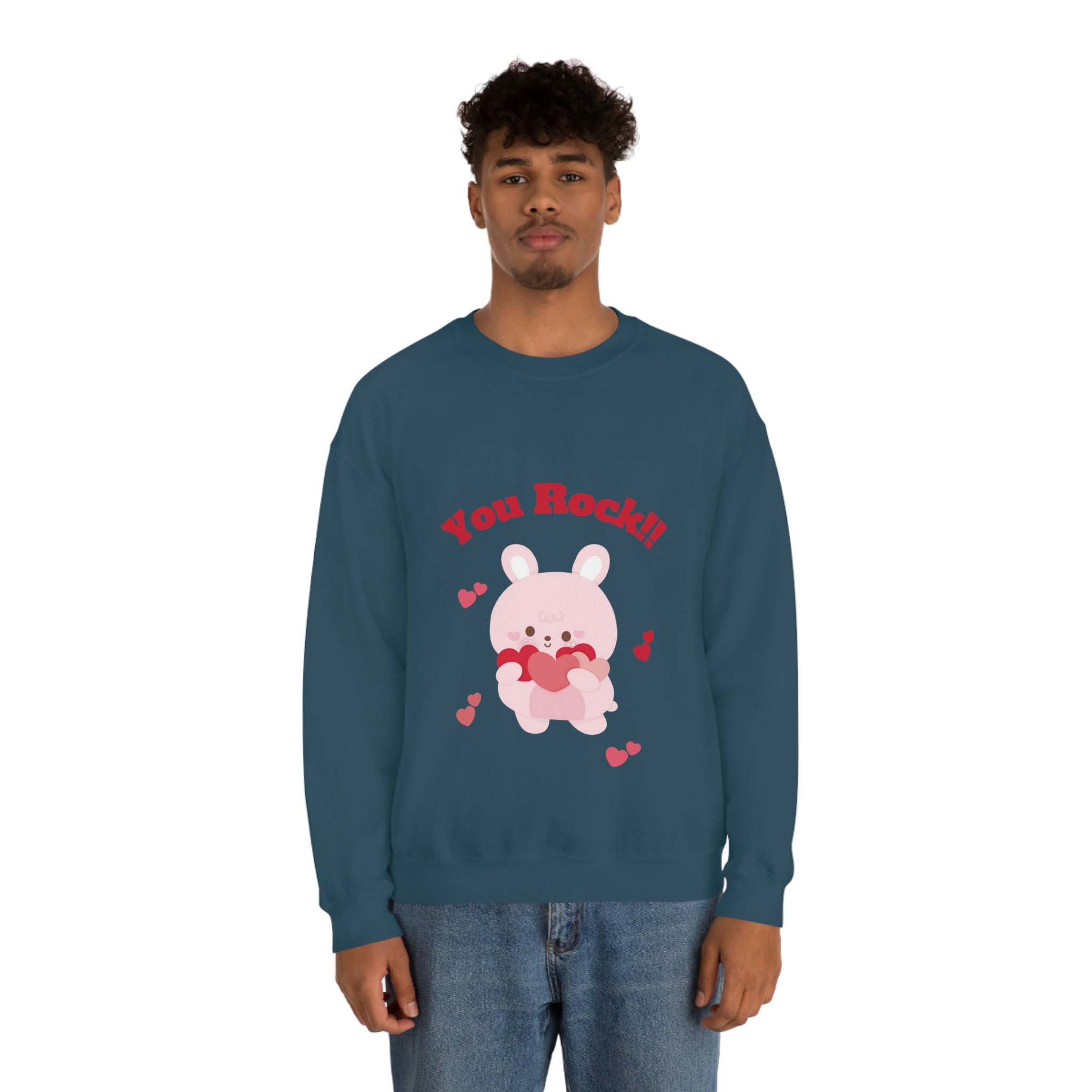 You Rock Unisex Heavy Blend™ Crewneck Sweatshirt