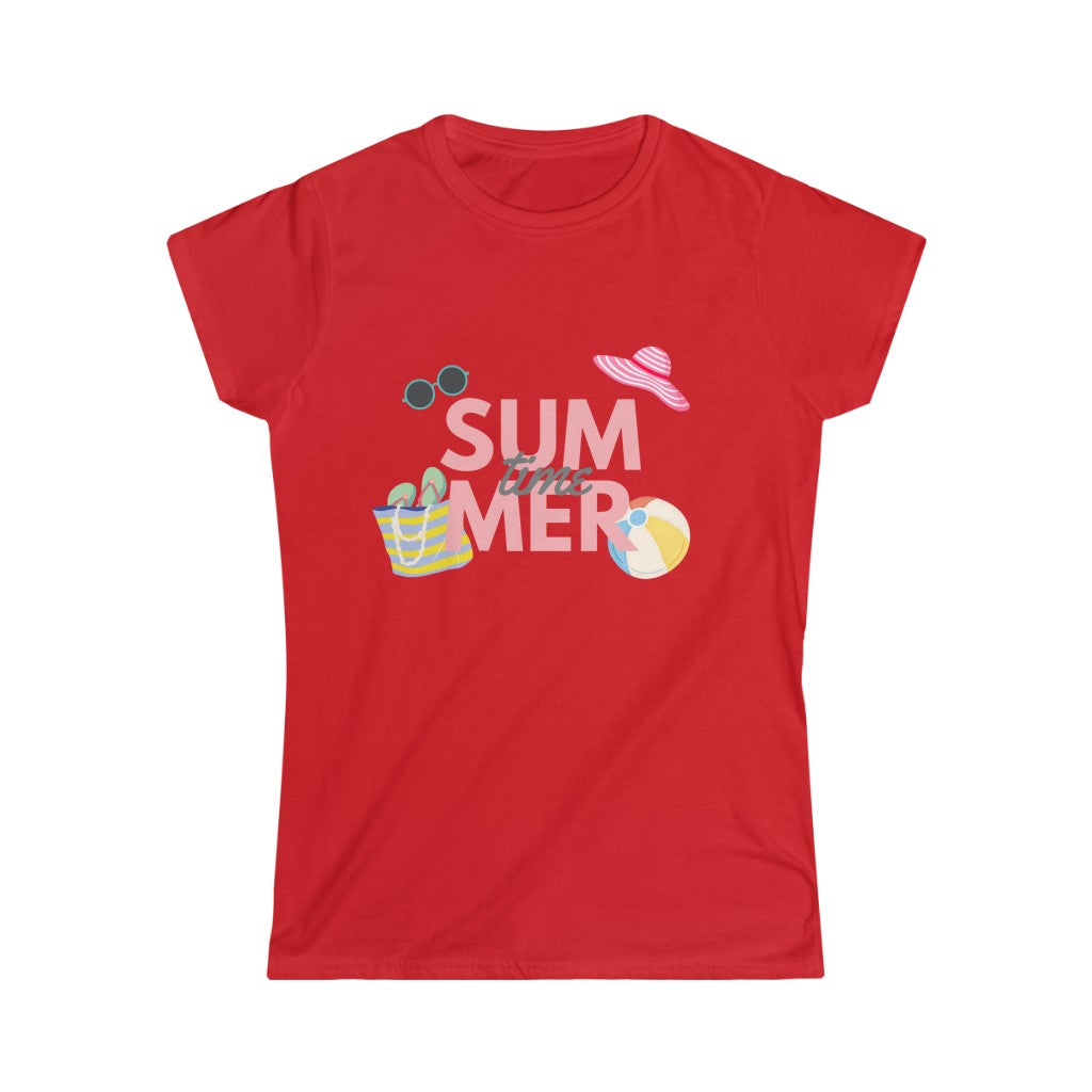 Summer Time Women's Softstyle Tee