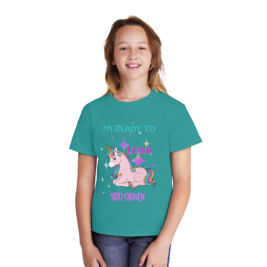 I'm Ready to Learn 3rd Grade Youth Midweight Tee