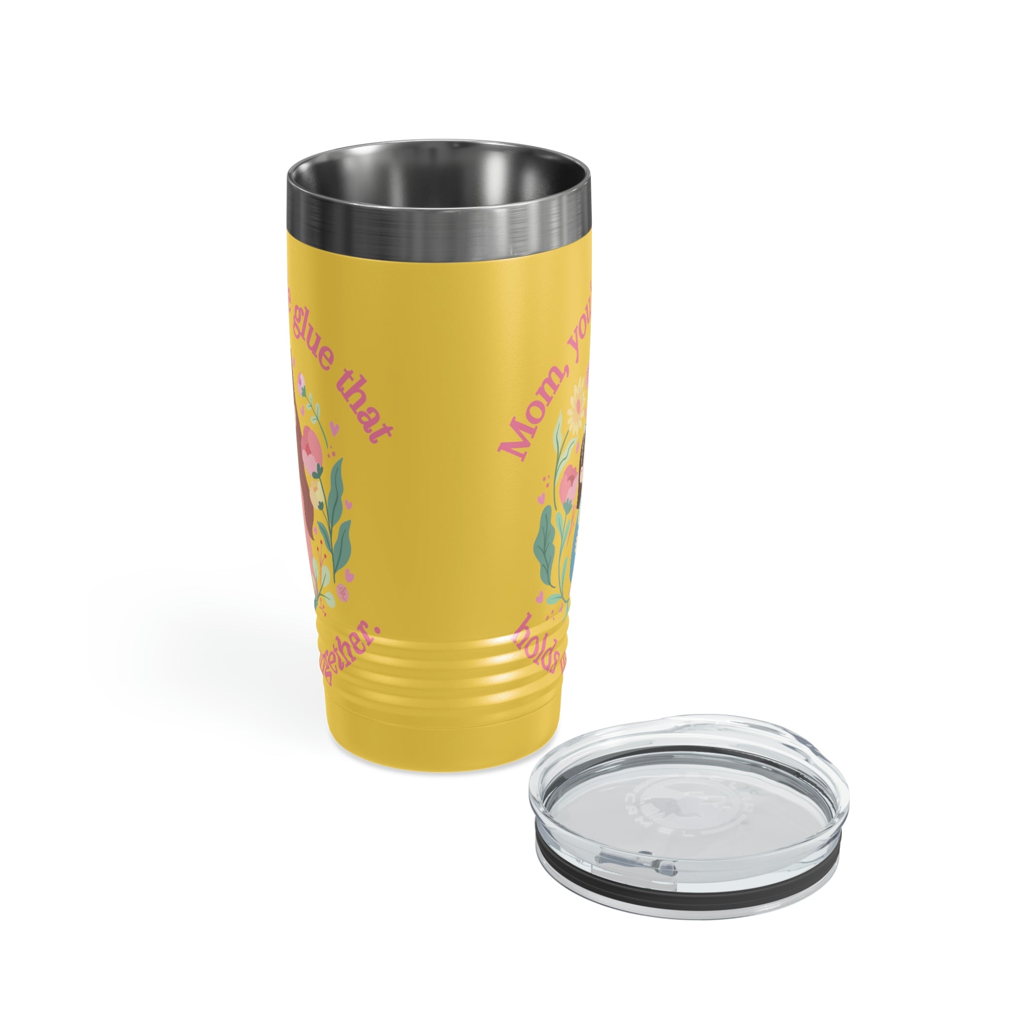 Mom You're The Glue Ringneck Tumbler, 20oz