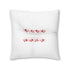 Hearts Tufted Floor Pillow, Square