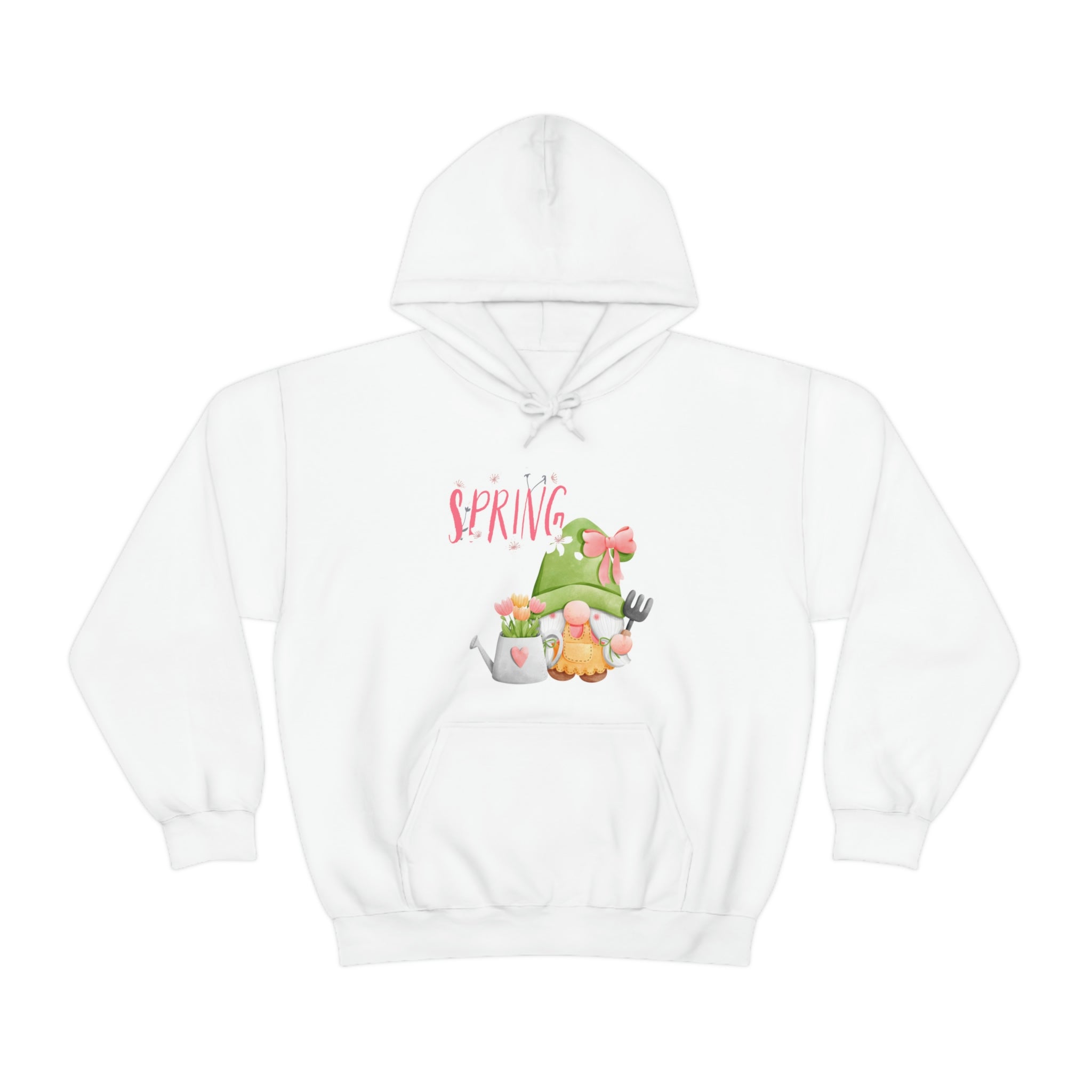 Gnome Happy Spring Unisex Heavy Blend™ Hooded Sweatshirt