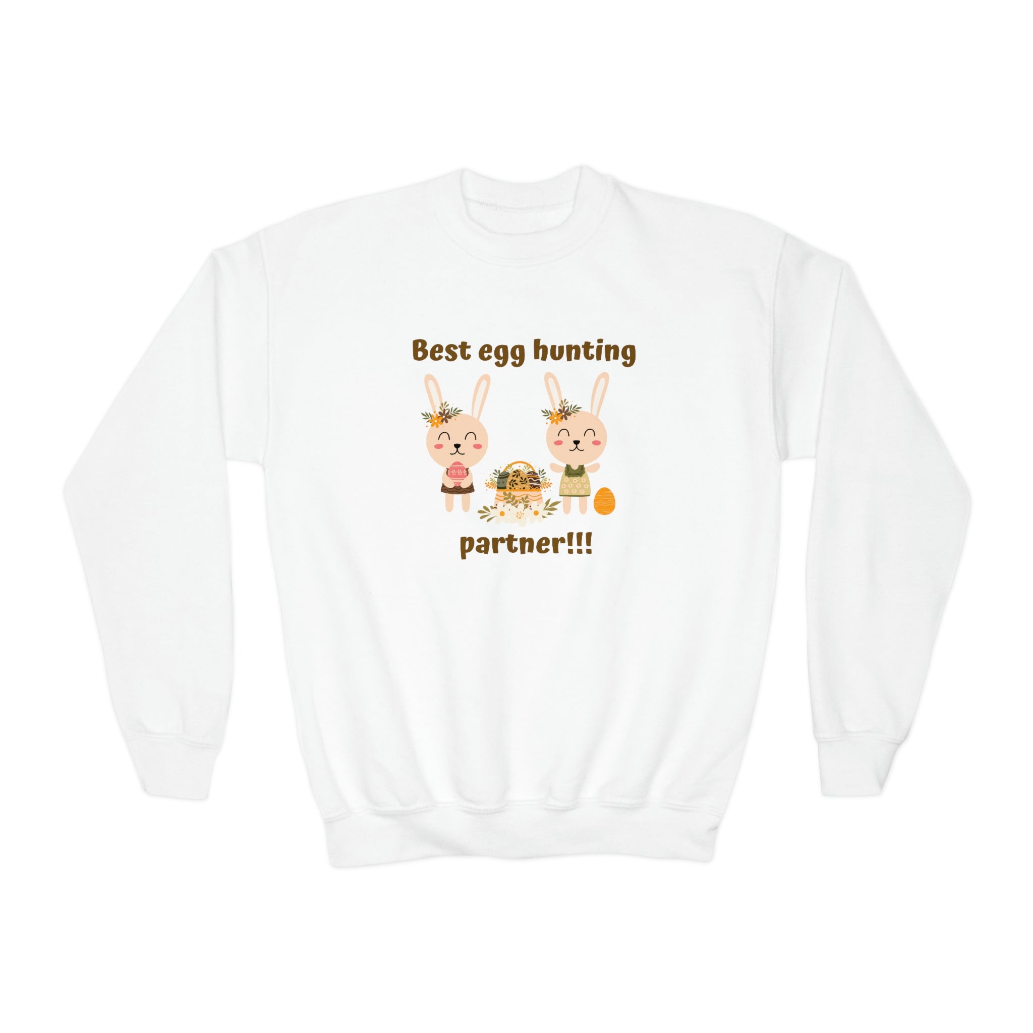 Egg Easter Partner Youth Crewneck Sweatshirt