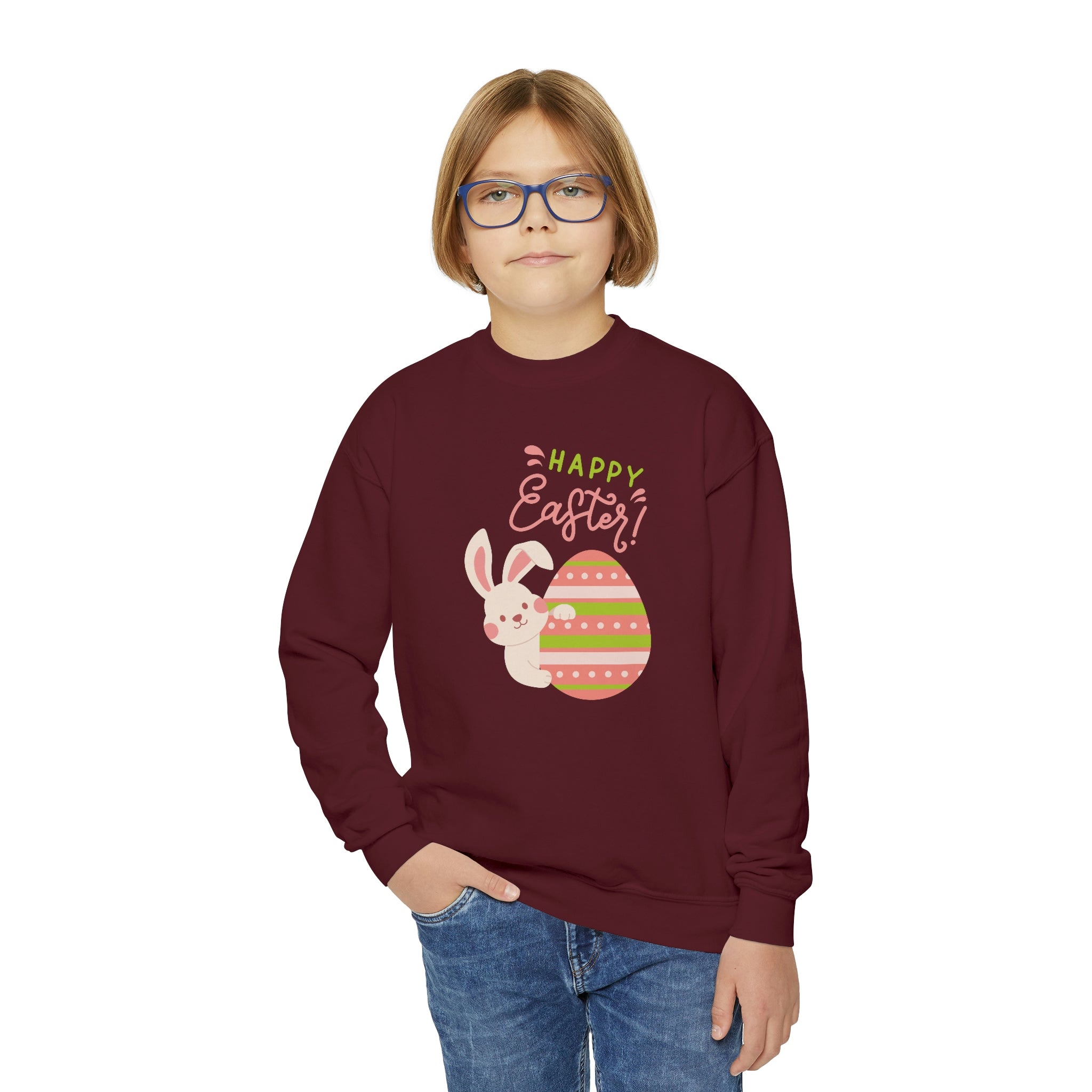 Easter Egg Youth Crewneck Sweatshirt