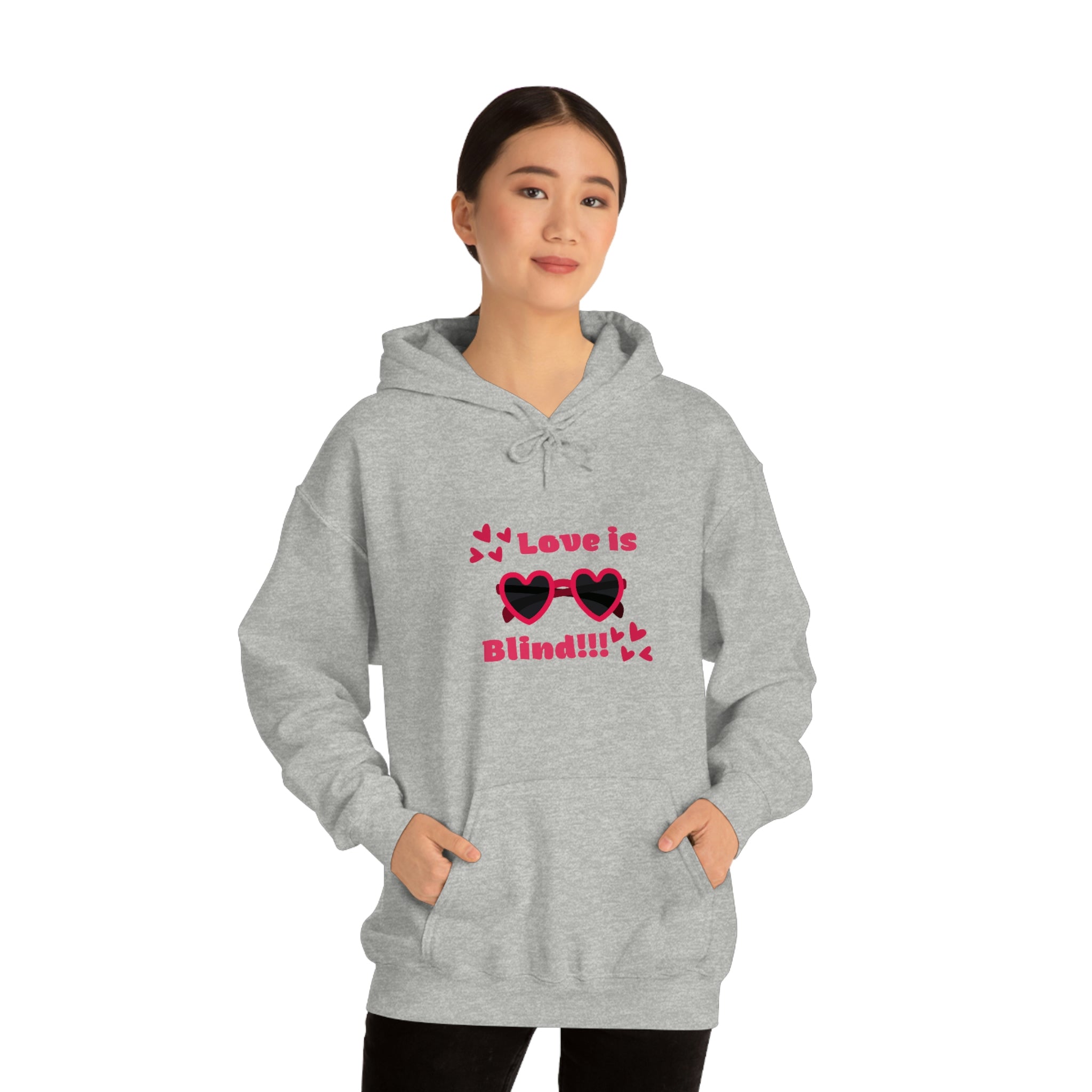 Love Is Blind!!! Unisex Heavy Blend™ Hooded Sweatshirt