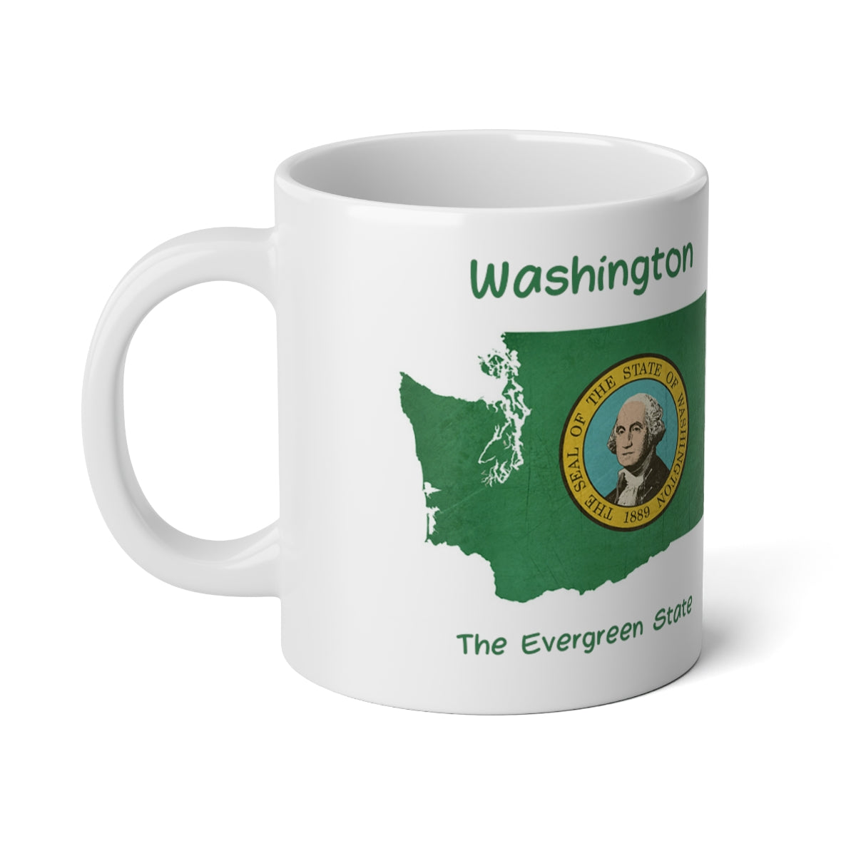 Washington State Flag Jumbo Mug, 20oz