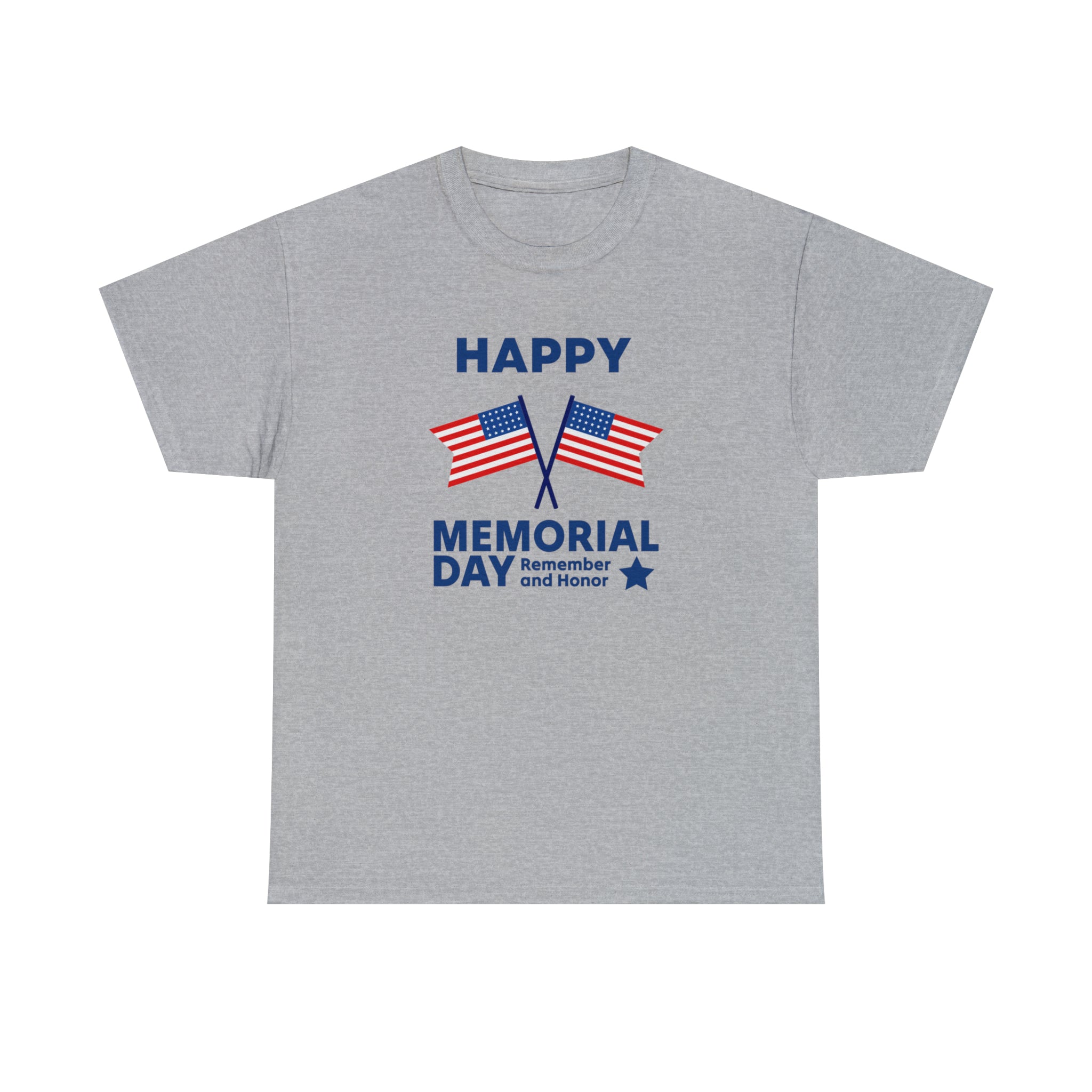 Happy Memorial Day Unisex Heavy Cotton Tee