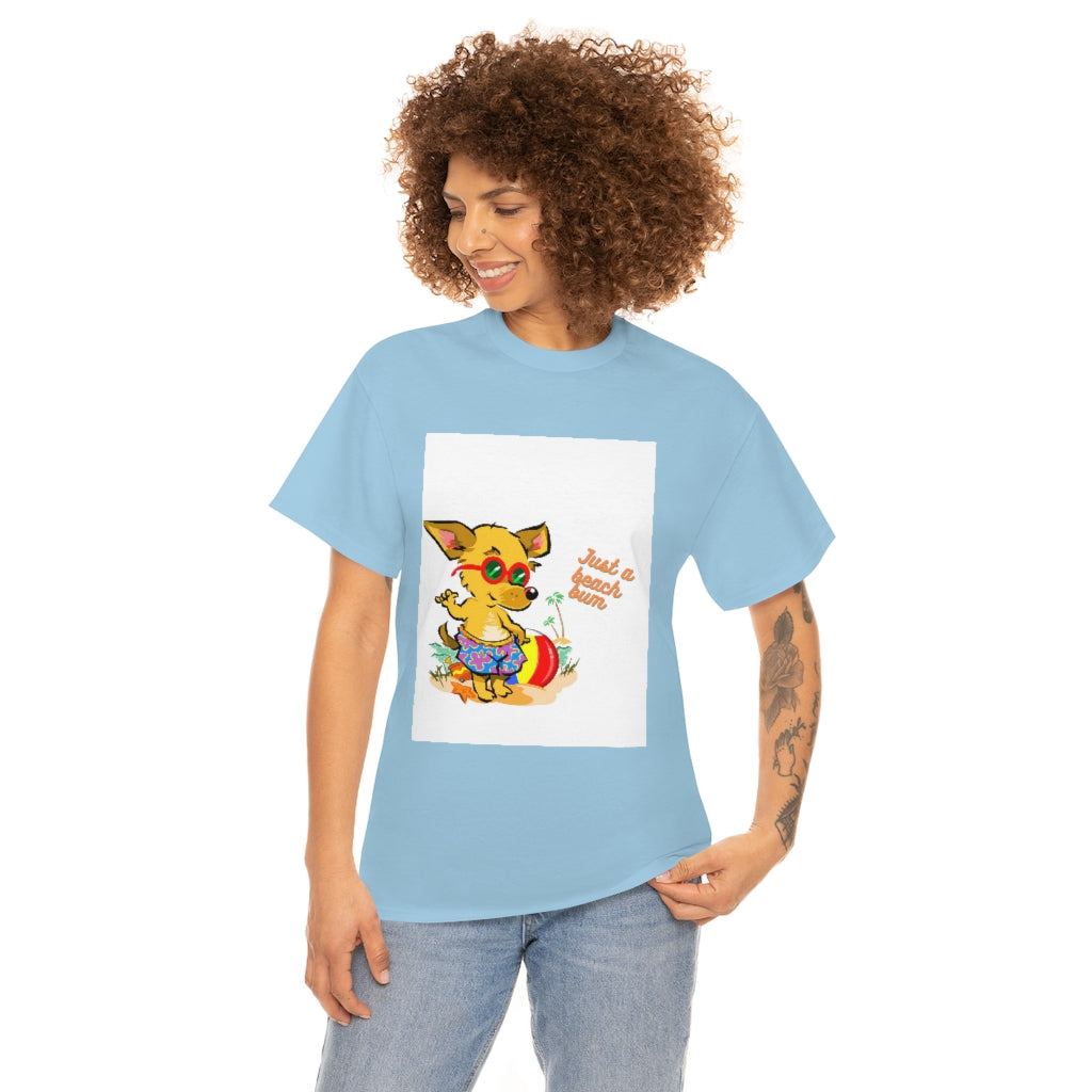 Just A Beach Bum Unisex Heavy Cotton Tee