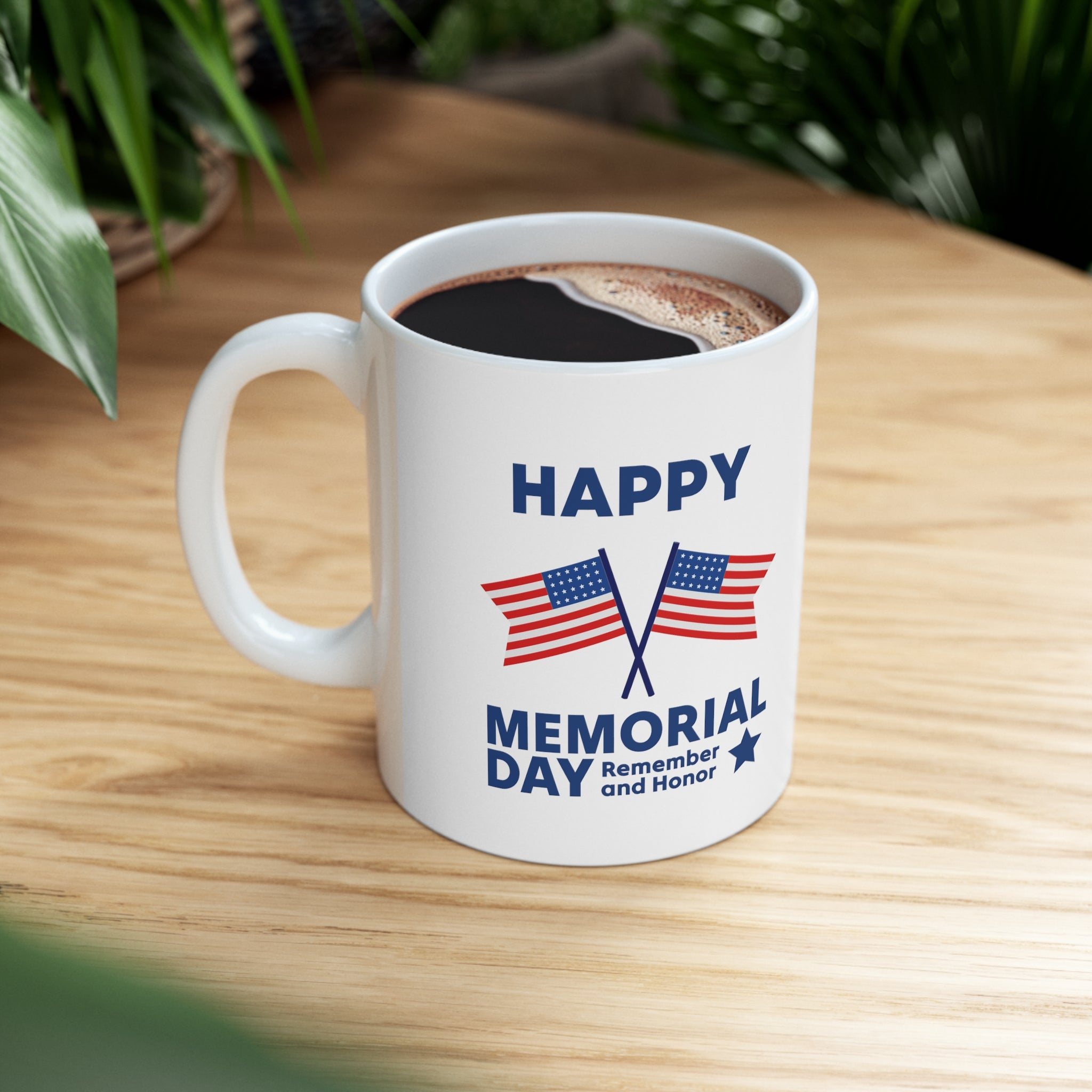 Happy Memorial Day Ceramic Mug 11oz