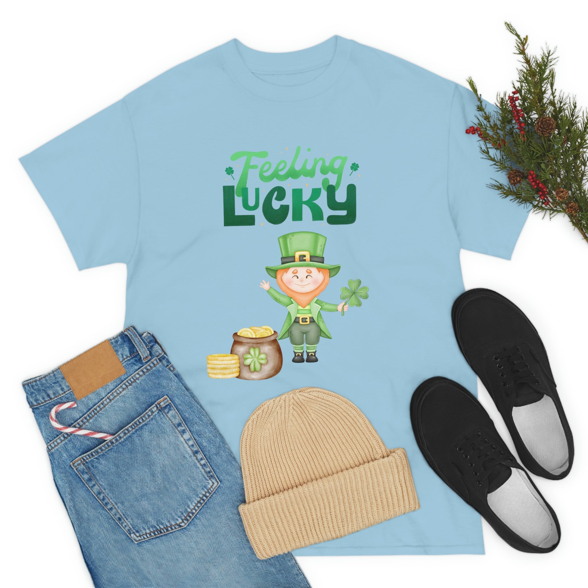 Feeling Lucky Unisex Heavy Cotton Tee