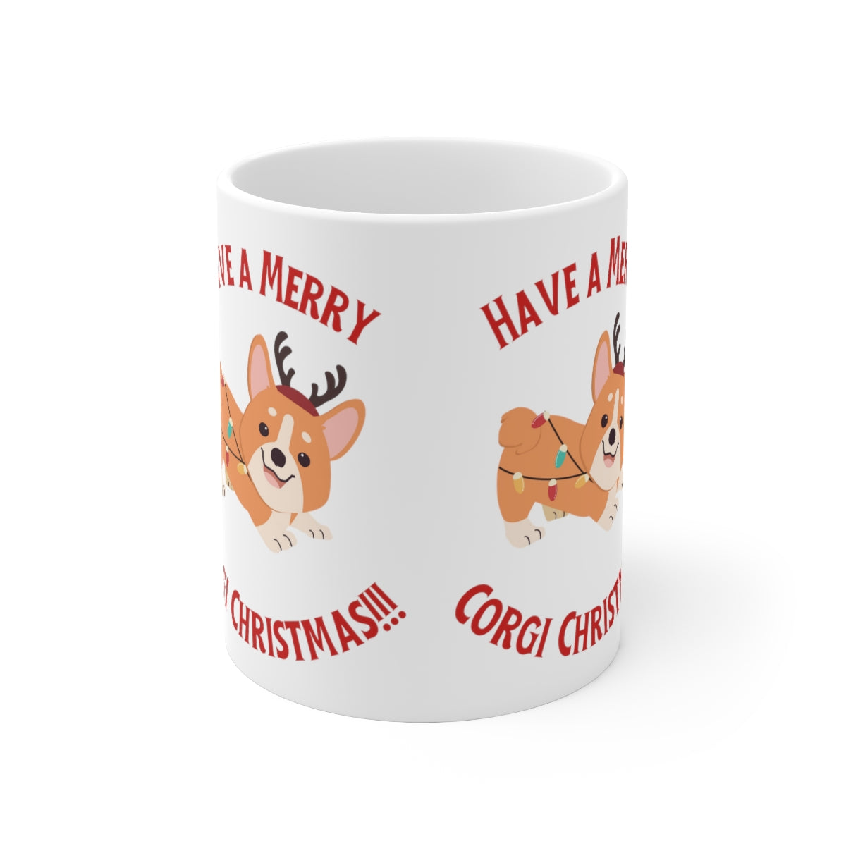 Have A Merry Corgi Christmas Ceramic Mug 11oz