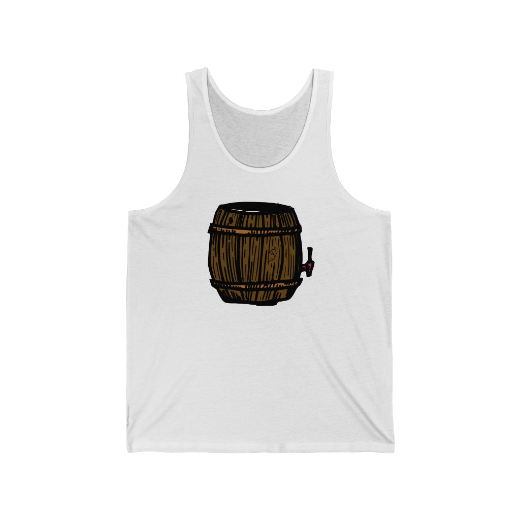 Beer Keg Unisex Jersey Tank