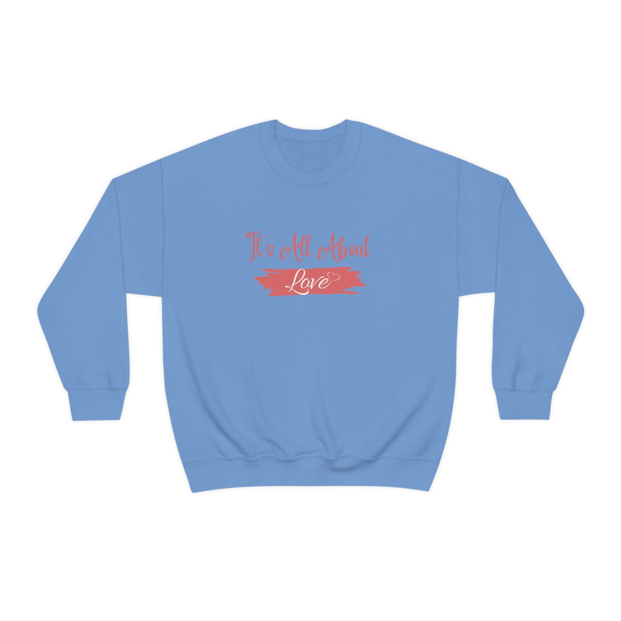 It's All About Love Unisex Heavy Blend™ Crewneck Sweatshirt