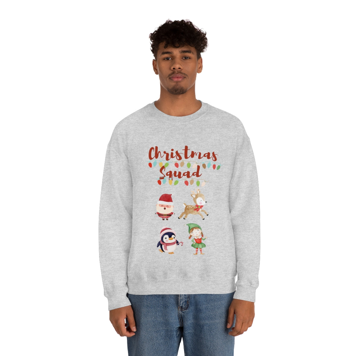 Christmas Squad Unisex Heavy Blend™ Crewneck Sweatshirt