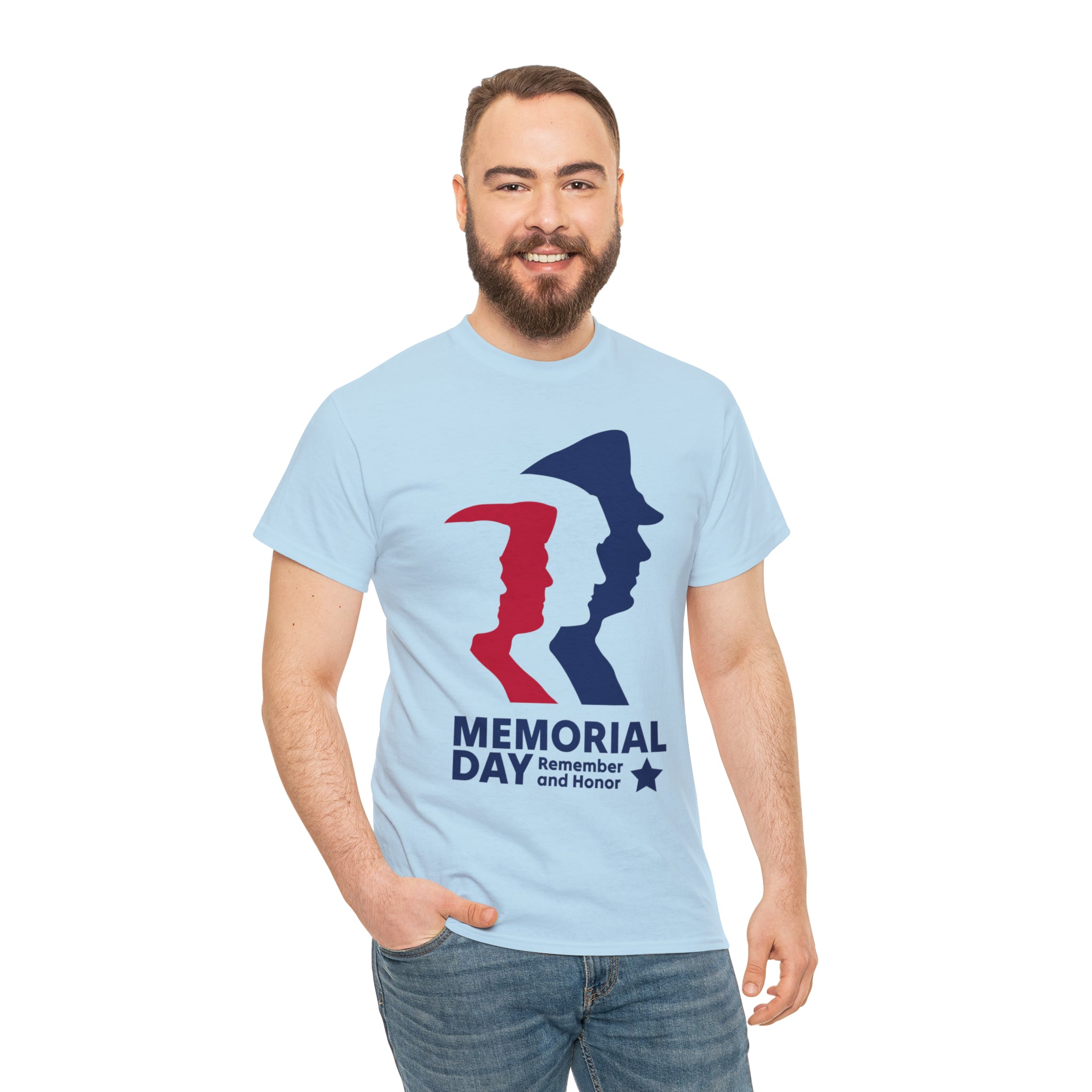 Memorial Day Heroes Unisex Heavy Cotton Tee